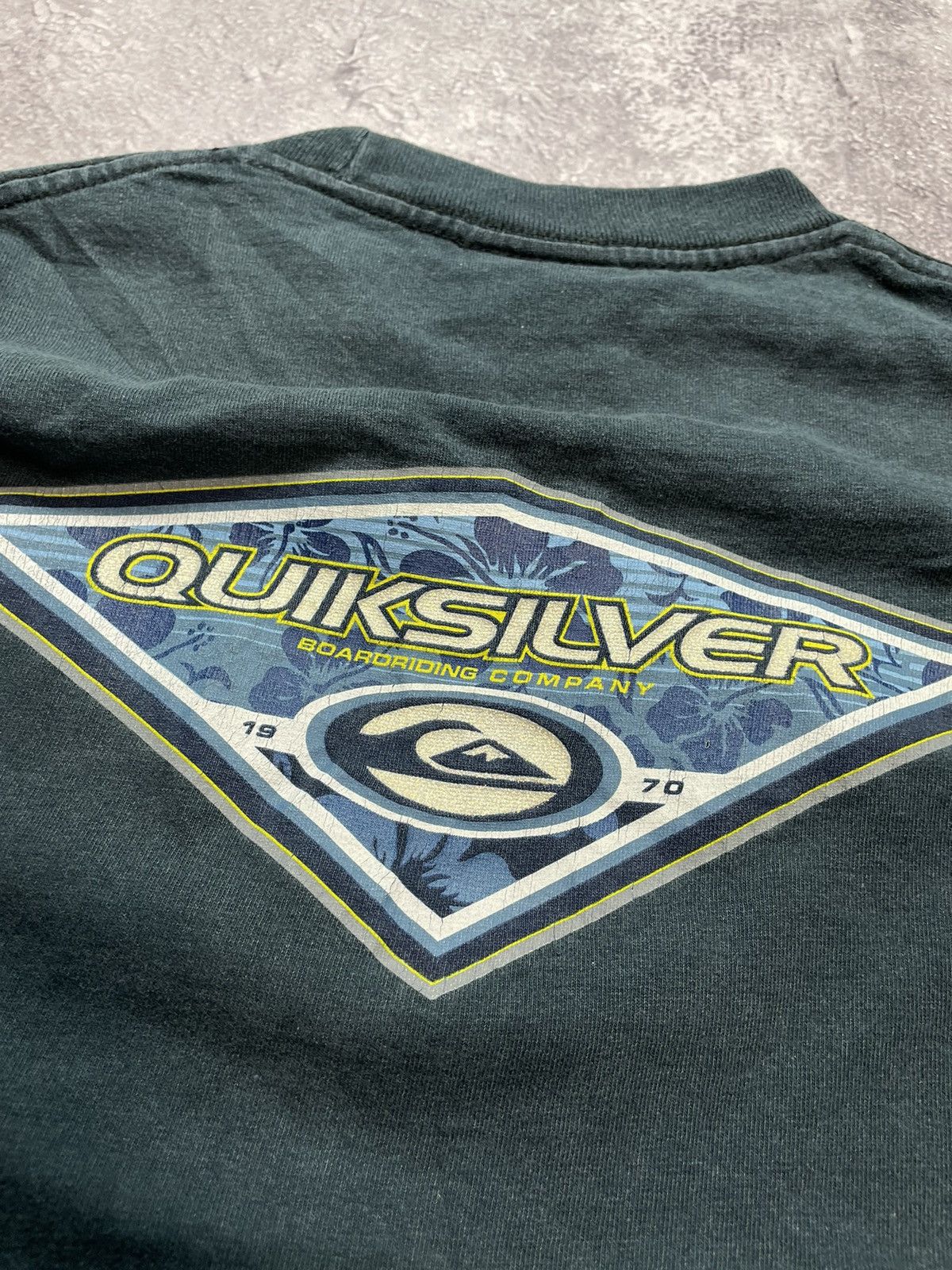 Quiksilver Vtg 90s Quiksilver Faded Surf Skate Single Stitch Tee M Size US M / EU 48-50 / 2 - 3 Thumbnail