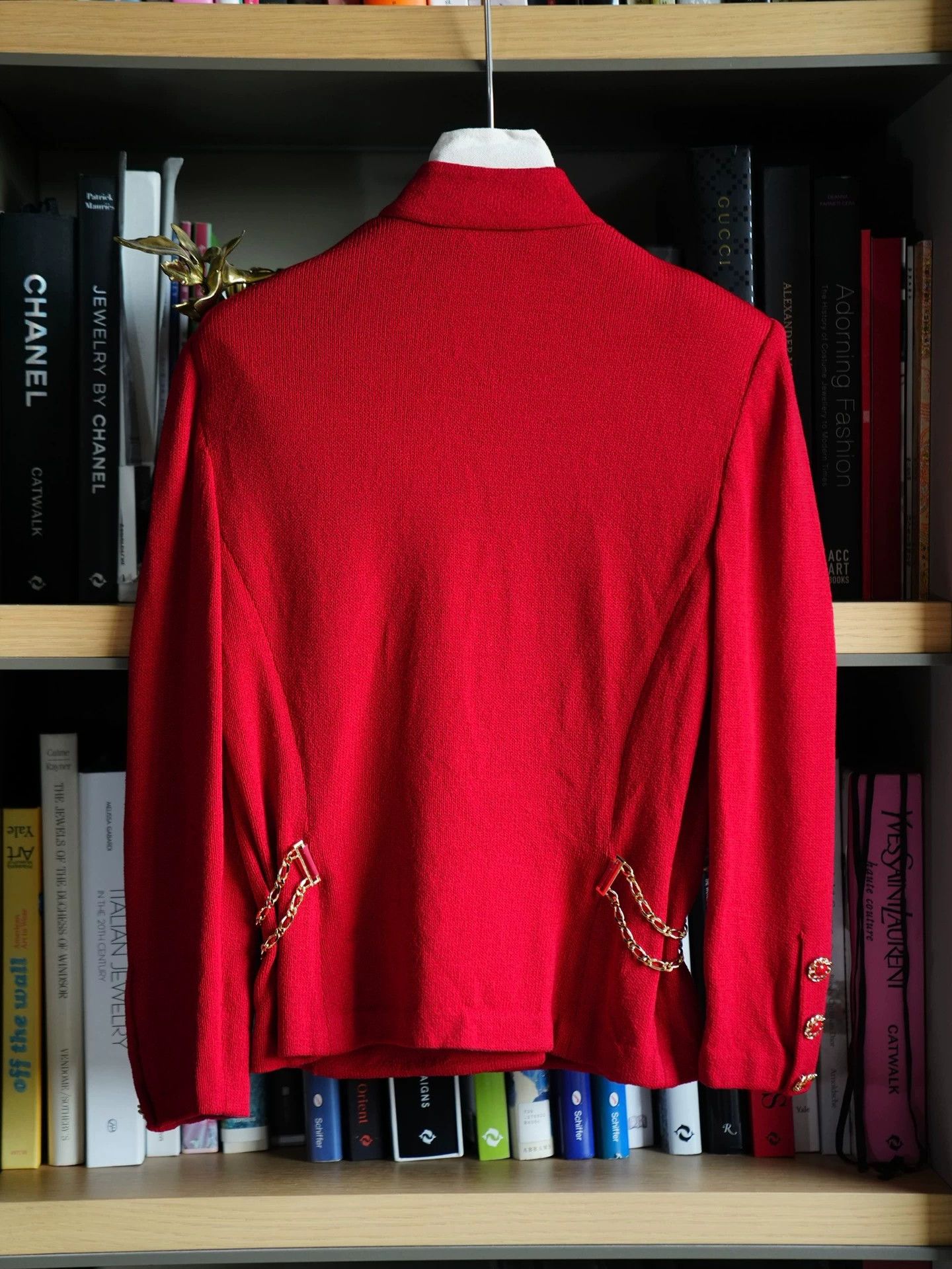 Vintage US Vintage Enamel Button Knit Sweater w/ Stretch US8 M/L Size M / US 6-8 / IT 42-44 - 2 Thumbnail
