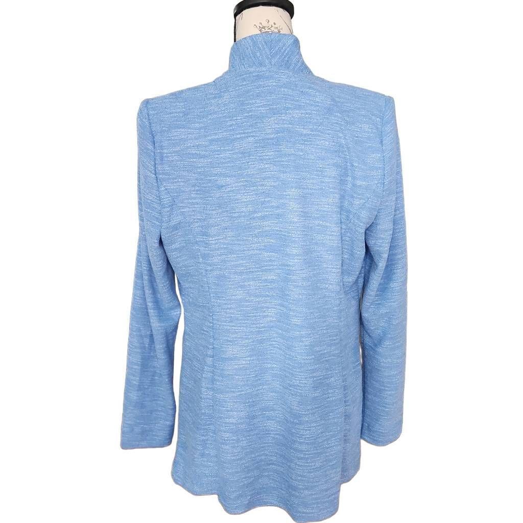 Tommy Hilfiger Tommy Hilfiger Ladies Size 8 Blue Snap-Front Blazer Jacket Size M / US 6-8 / IT 42-44 - 2 Thumbnail