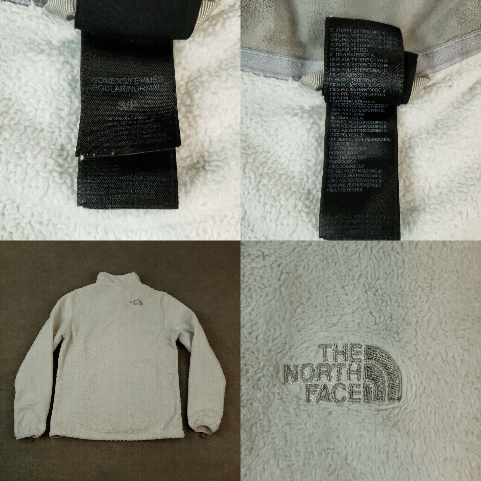 The North Face The North Face Jacket Womens Small White Full Zip Sweater Fuzzy Mock Neck Size S / US 4 / IT 40 - 8 Thumbnail