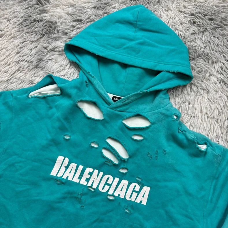 Balenciaga Balenciaga Double Havoc Sweatshirt 2502-Nextarrow Size US S / EU 44-46 / 1 - 2 Thumbnail