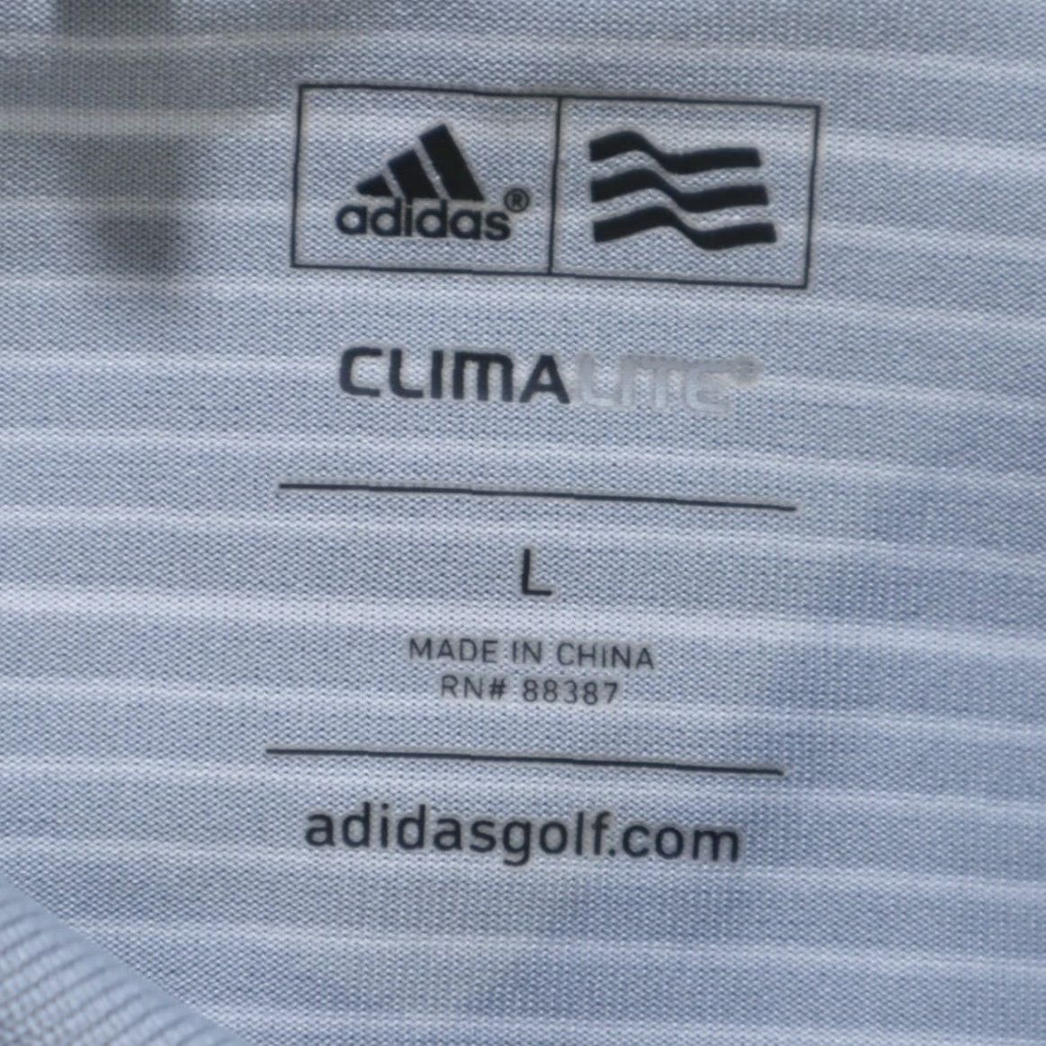Adidas Adidas Climalite Striped Polo Shirt Gray Men's L Shirt Size US L / EU 52-54 / 3 - 5 Thumbnail