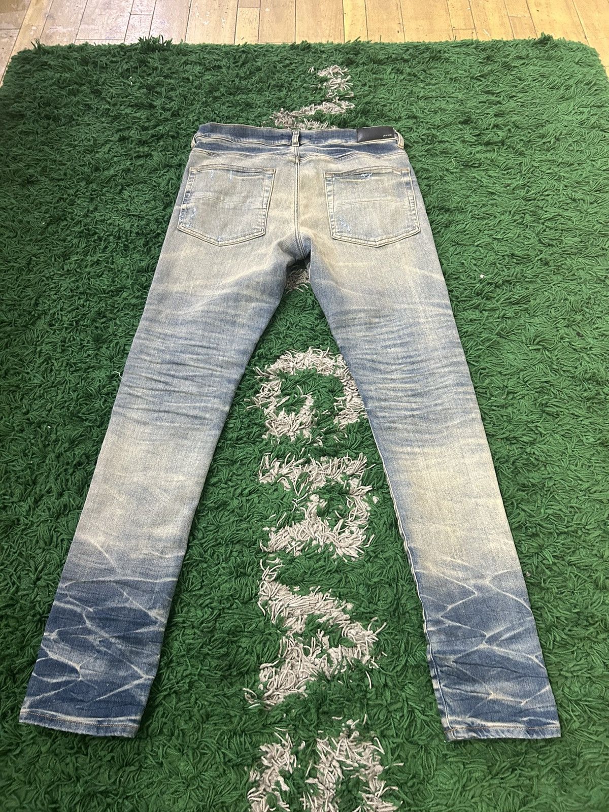 Amiri Amiri MX1 Bandana Patch Jeans Size US 34 / EU 50 - 2 Thumbnail