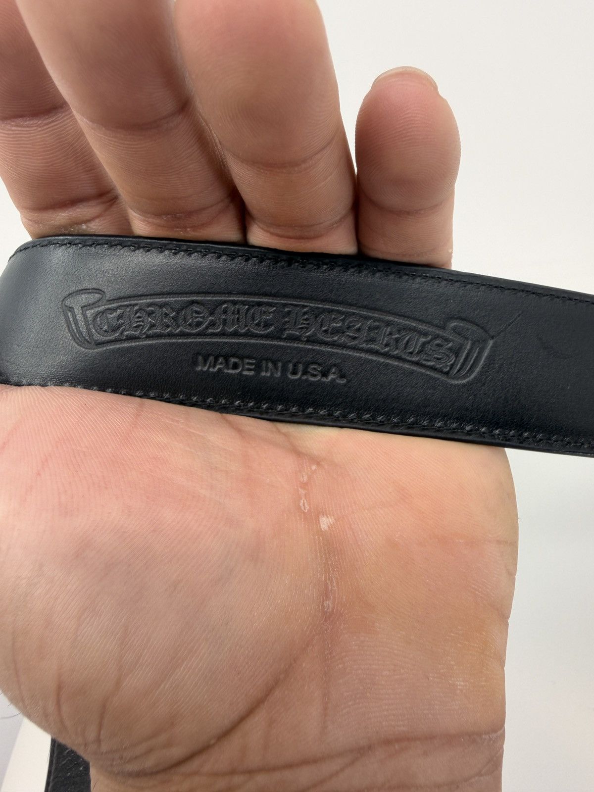 Chrome Hearts Chrome Hearts Star Oval Buckle + Belt Strap 1.5 Inches Size 34 - 5 Thumbnail