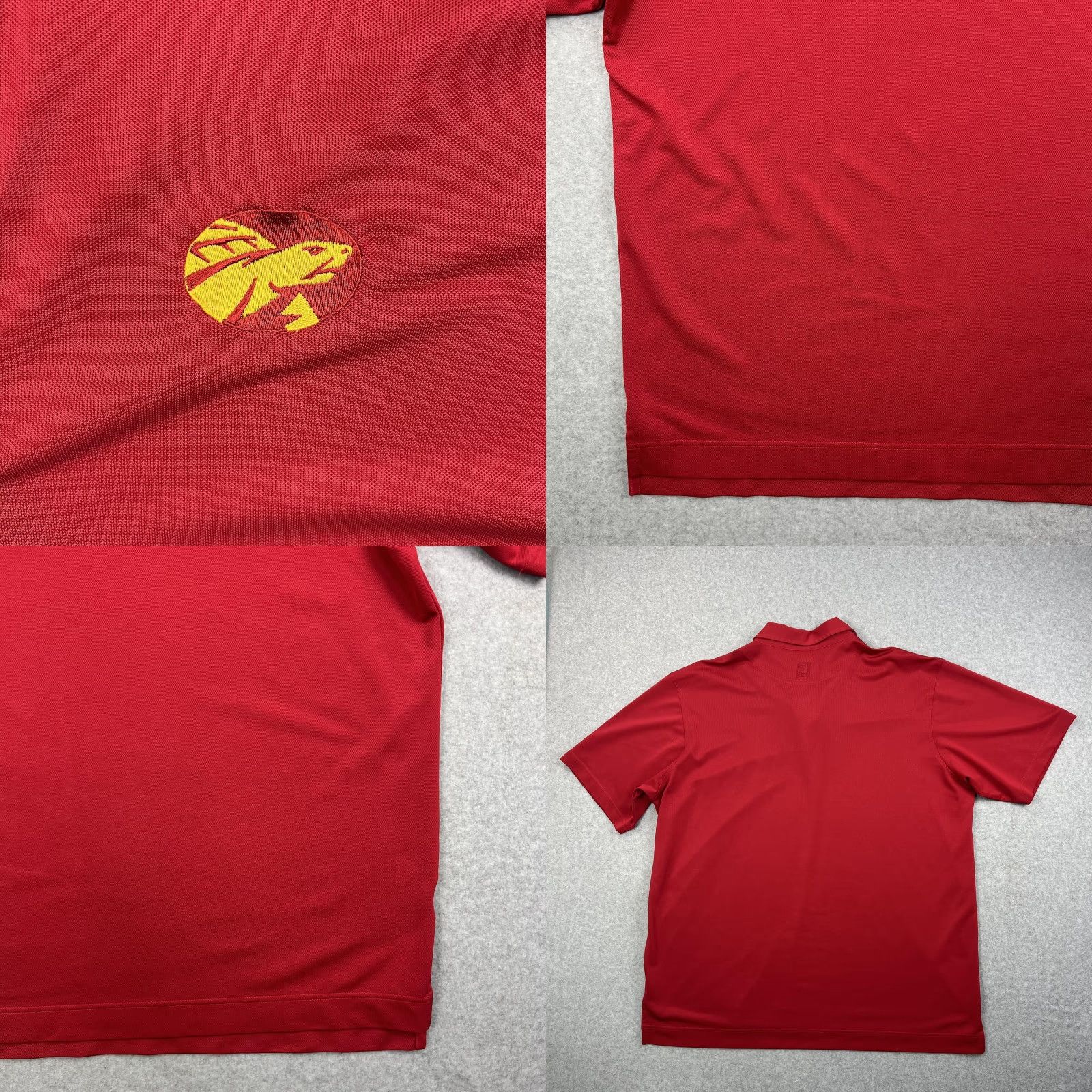 Footjoy FootJoy Polo Shirt Mens 2XL Red Golf Embroidered Turtle Performance FJ Size US XXL / EU 58 / 5 - 8 Thumbnail