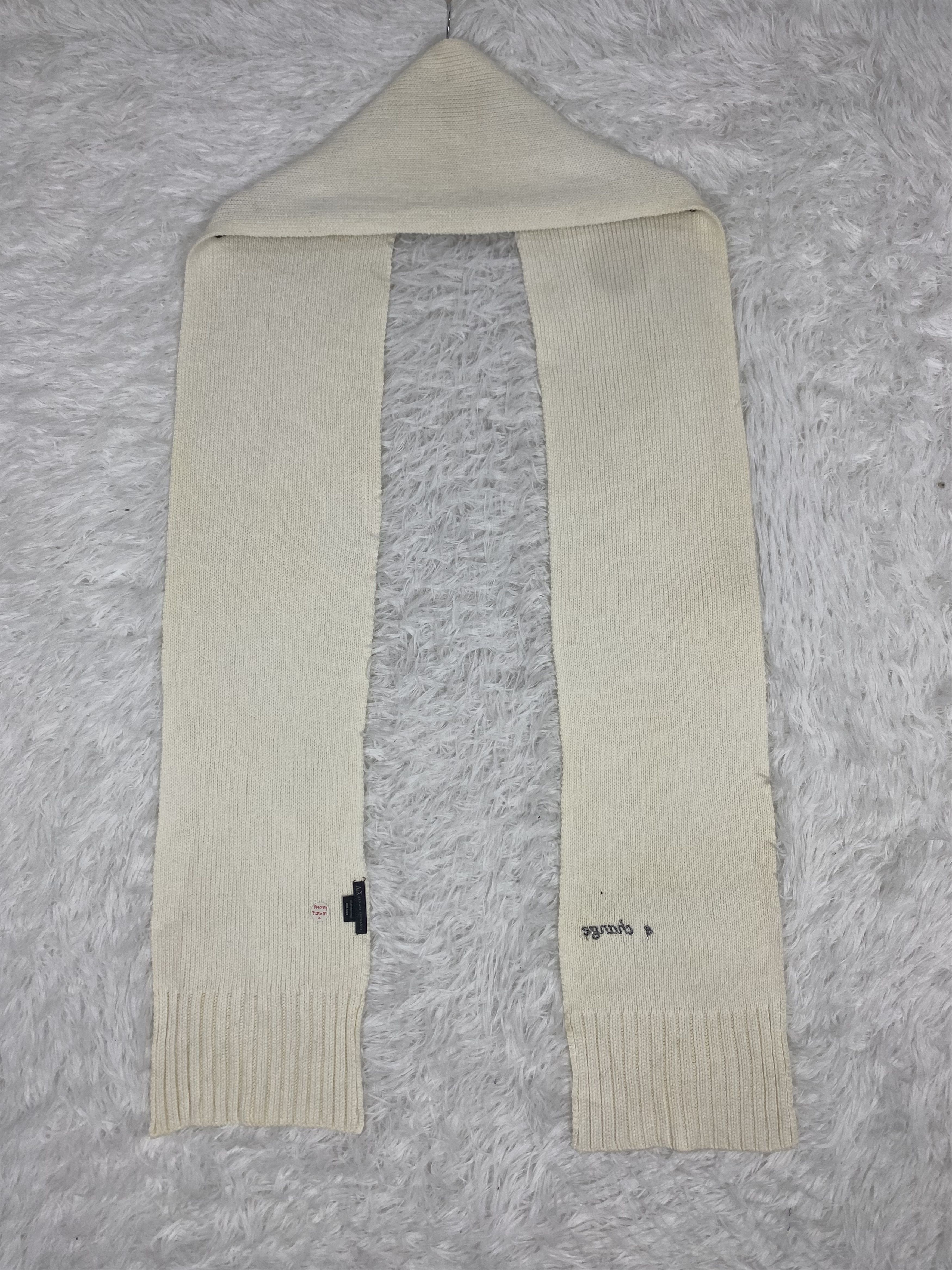 Armani Exchange × Vintage Vintage Armani Exchange Scarf / Muffler Neckwear PM0188 Size ONE SIZE - 3 Thumbnail