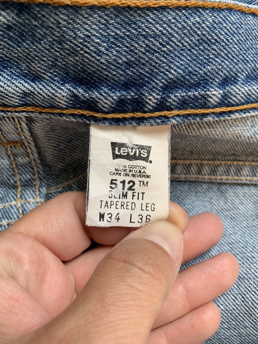 Levi's × Levi's Vintage Clothing × Vintage Vintage Levi’s 512 made in USA denim jeans Size US 32 / EU 48 - 10 Thumbnail