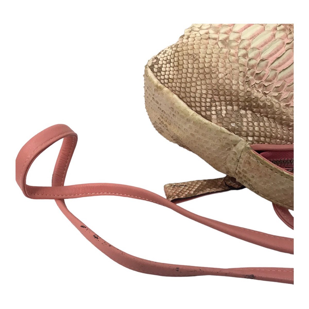Hysteric Glamour × If Six Was Nine × Japanese Brand Pink Snakeskin Exotic Leather Sling Bag Size ONE SIZE - 8 Thumbnail