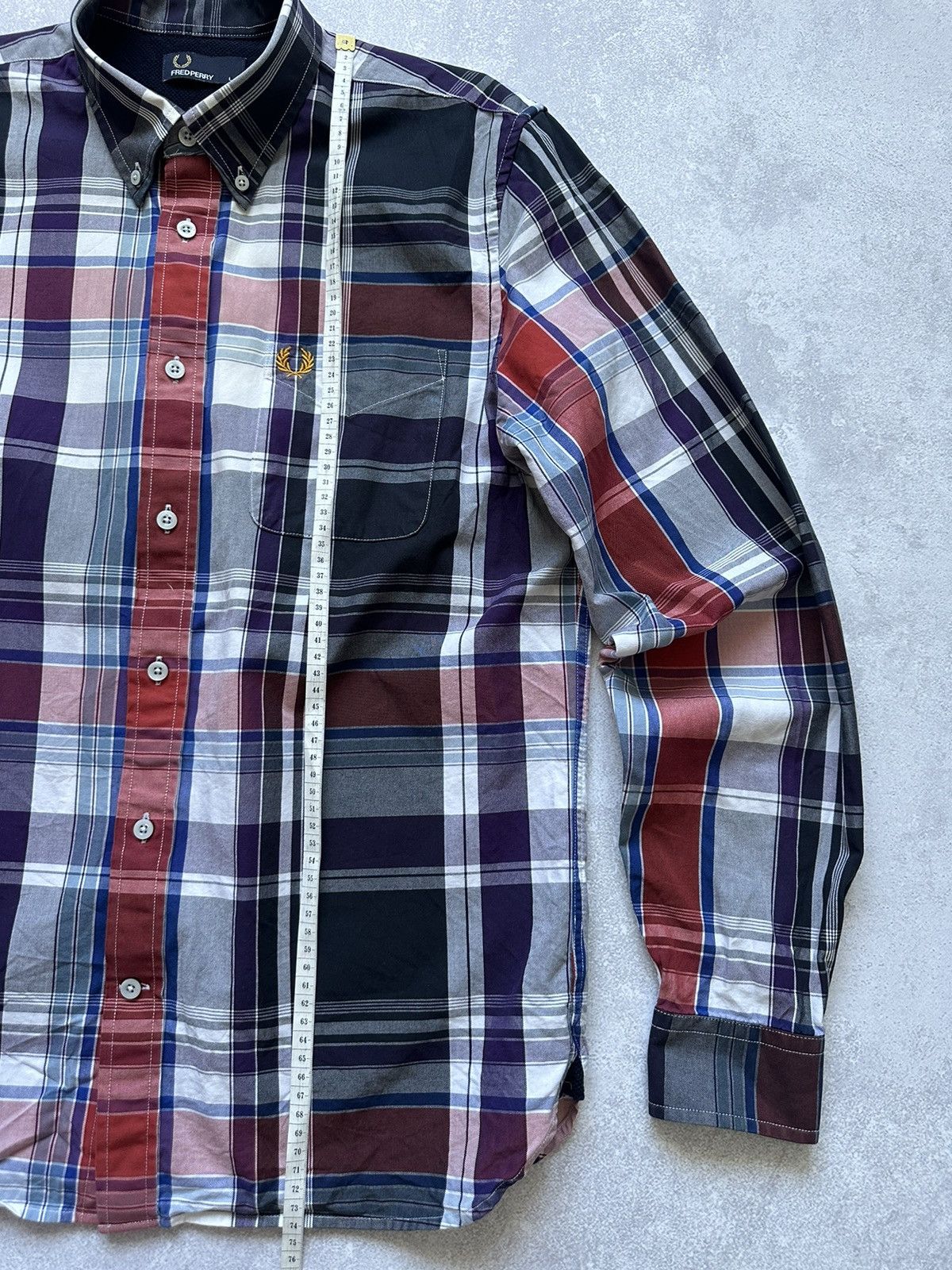 Fred Perry shirts for men fred perry long sleeve multicolor size large Size US L / EU 52-54 / 3 - 5 Thumbnail