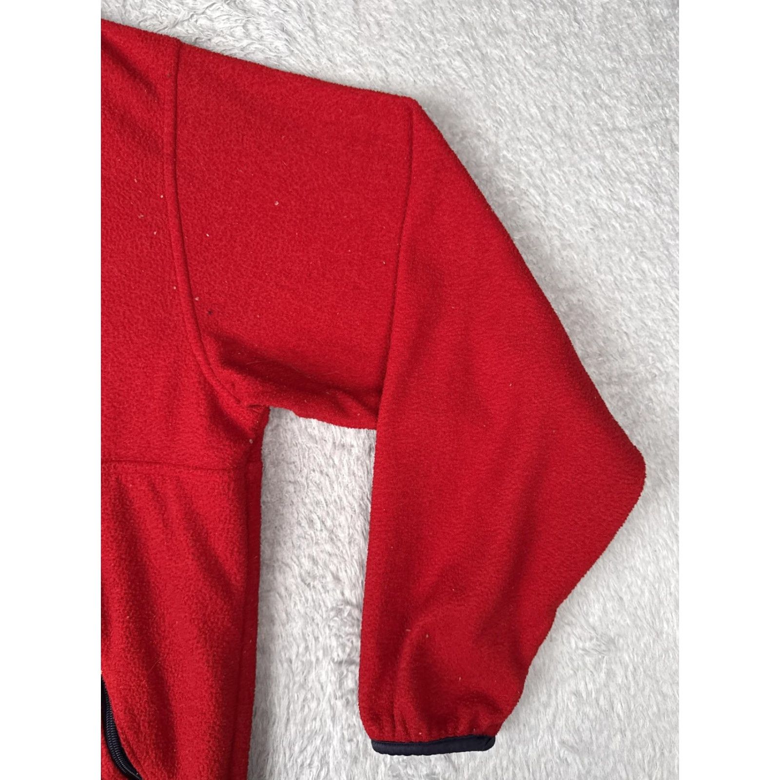 Timberland Timberland Jacket Men L Red Full Zip Pockets Outdoor Hiking Fleece Windbreaker Solid Red Logo Costa Rica Mens Large Size US L / EU 52-54 / 3 - 4 Thumbnail