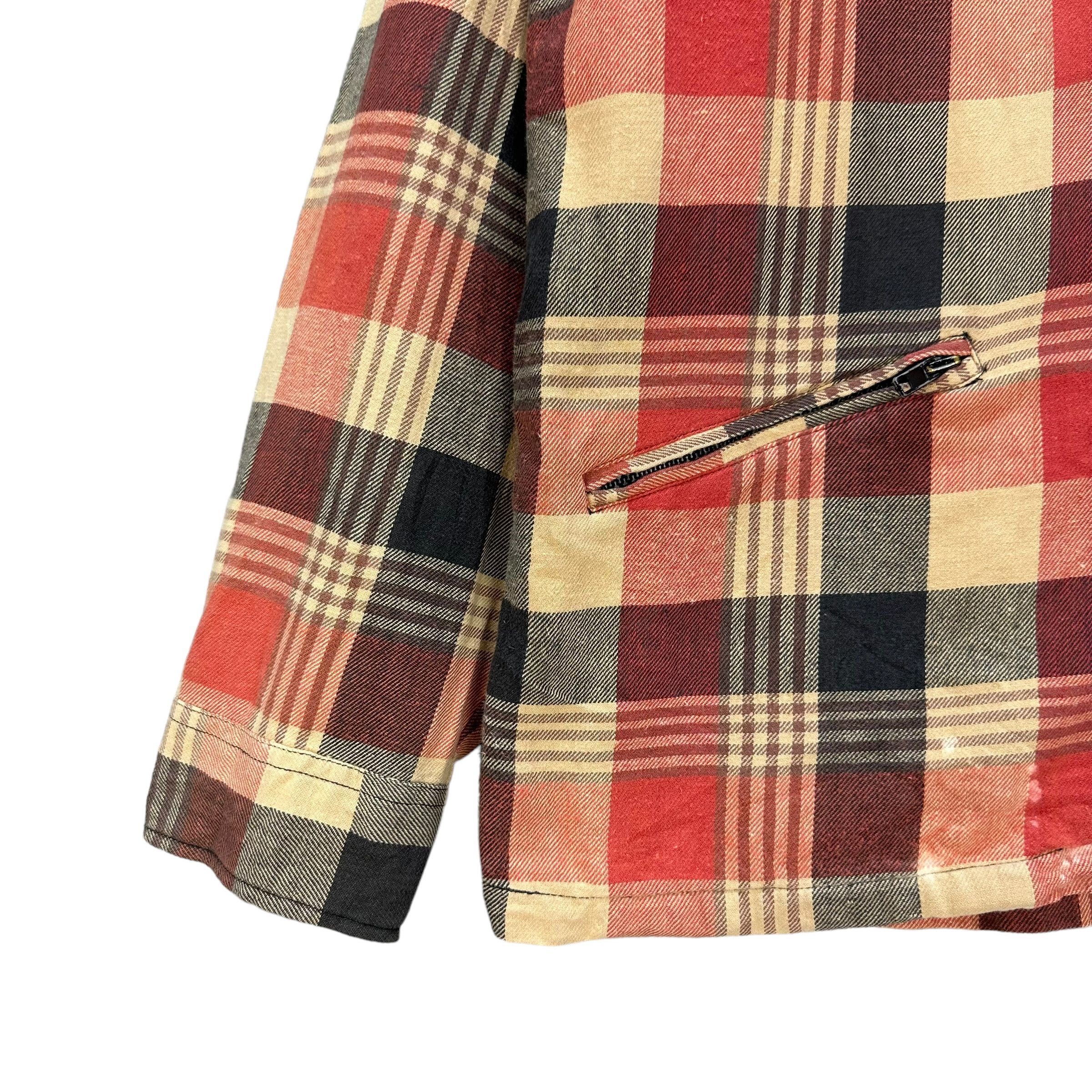 Flannel FAVORITE GEAR CHECKED PLAID TARTAN ZIPPER FLANNEL #9007-48 Size US M / EU 48-50 / 2 - 5 Thumbnail