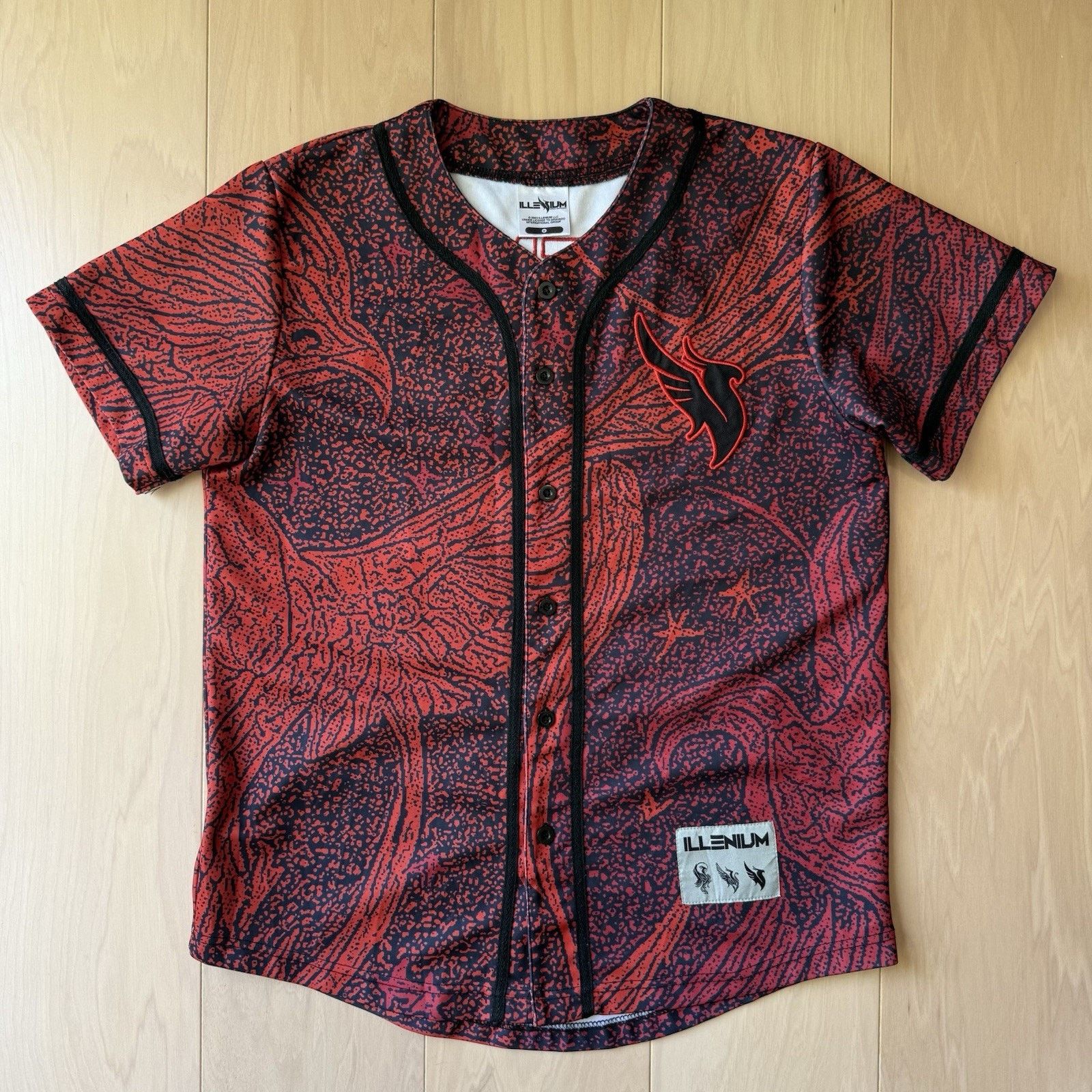 Other Illenium Jersey Medium Black Red Techno Rave Music Size US M / EU 48-50 / 2 - 2 Thumbnail