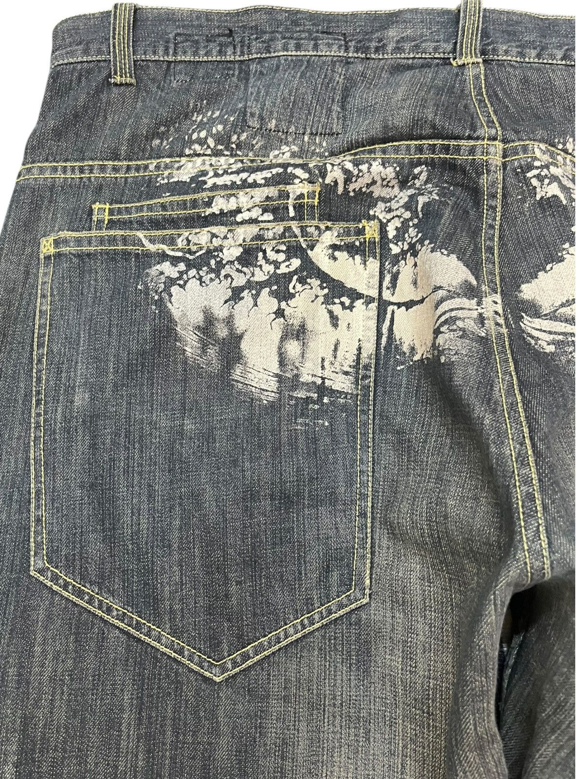 Le Grande Bleu (L.G.B.) Vintage Namitatsu Baggy Karakuri Tamashi Style Denim Size US 44 / EU 60 - 7 Thumbnail