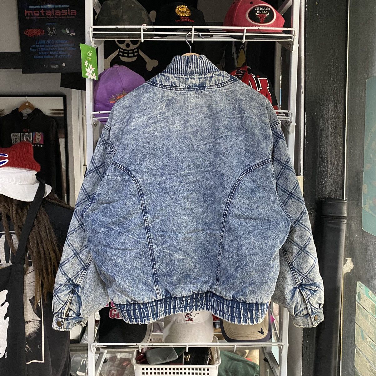 If Six Was Nine × Japanese Brand 💥 vintage Japanese denim bomber by Bobson Size US M / EU 48-50 / 2 - 2 Thumbnail