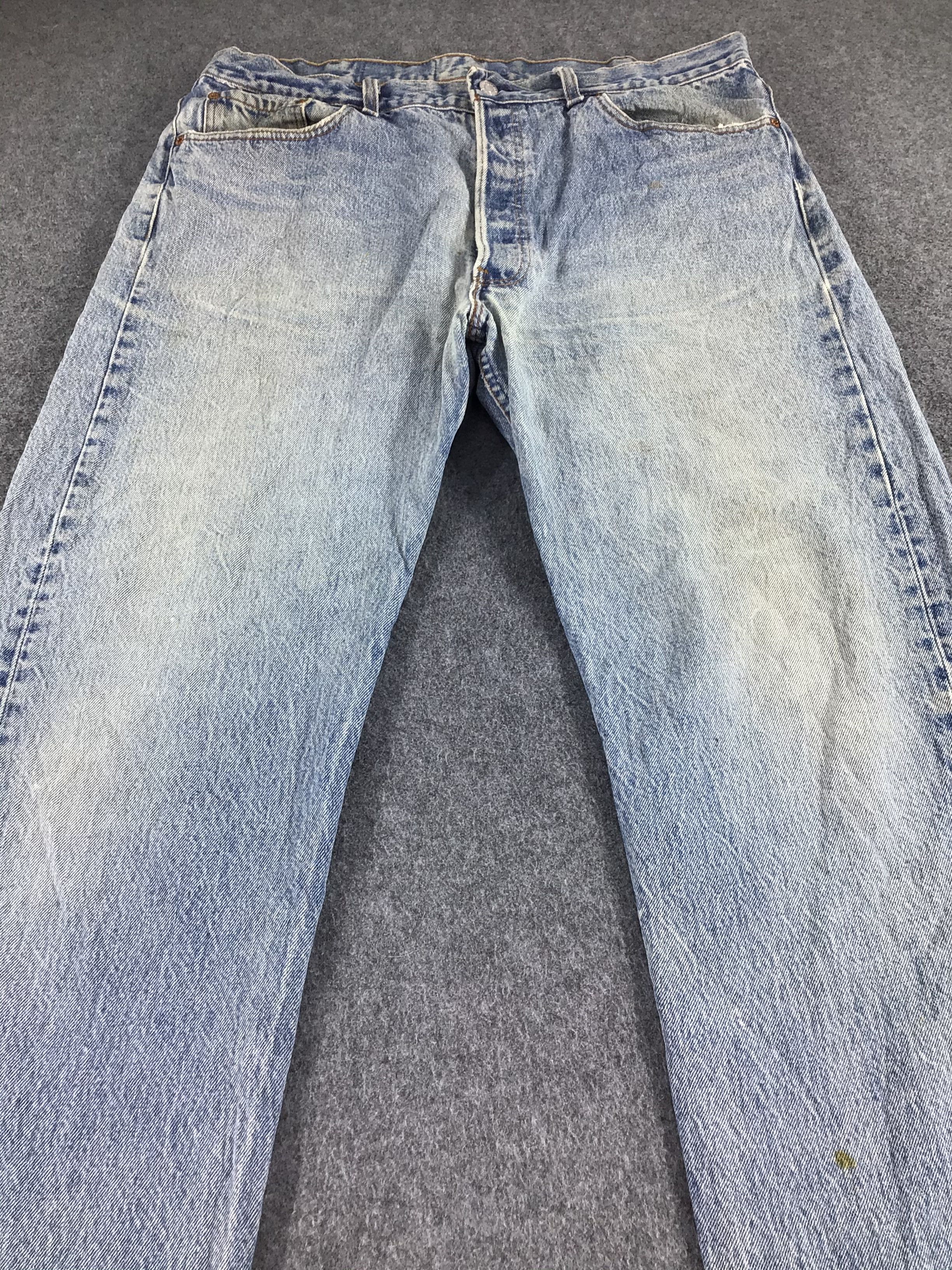 Levi's Vintage Levis 501 Jeans Faded Blue Jeans -J423 Size US 37 - 3 Thumbnail