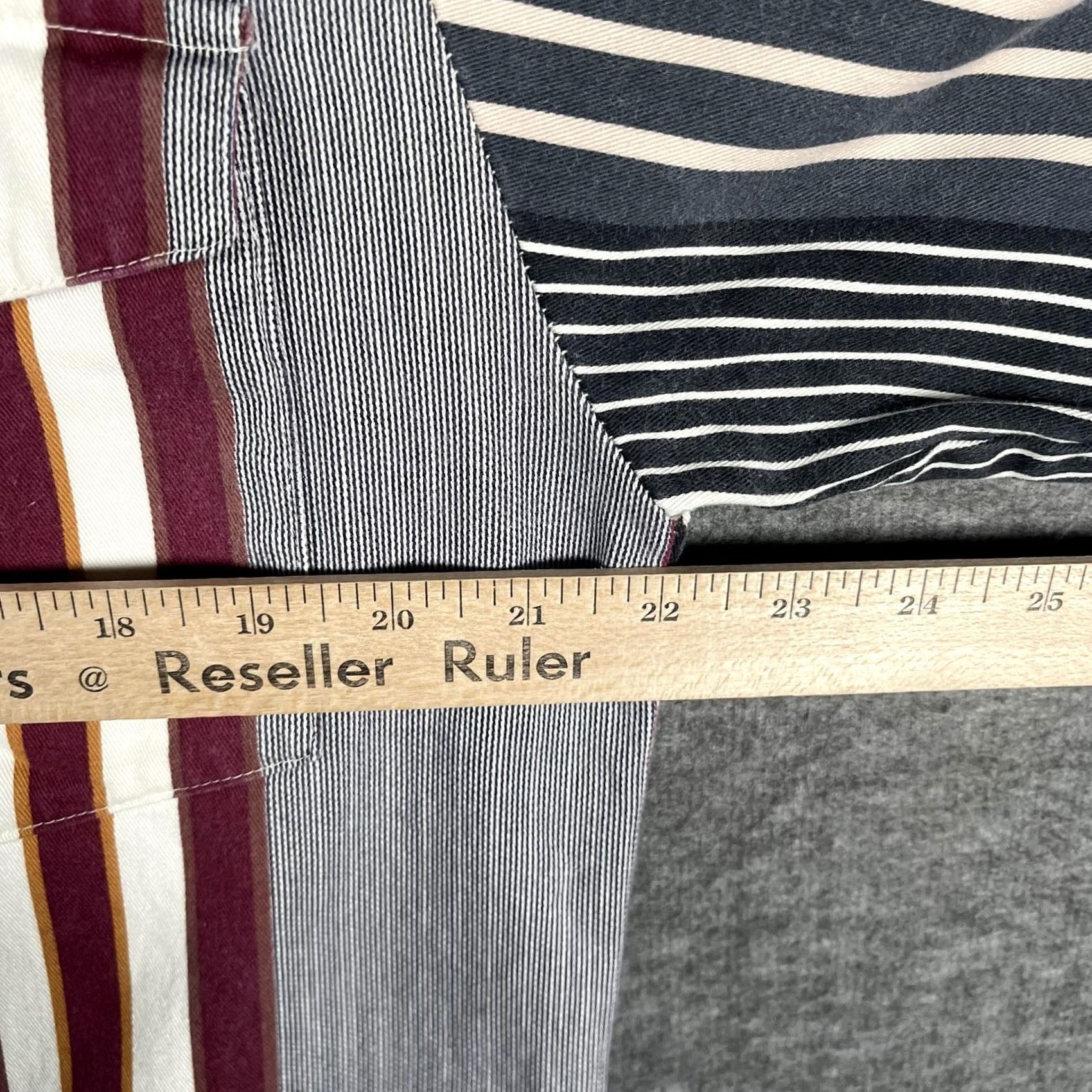 Roper VTG Roper Shirt Mens XL Button-Down Western Striped Casual Button-Up Rodeo Blue Multicolor Pocketed Long Sleeve Size US XL / EU 56 / 4 - 6 Thumbnail