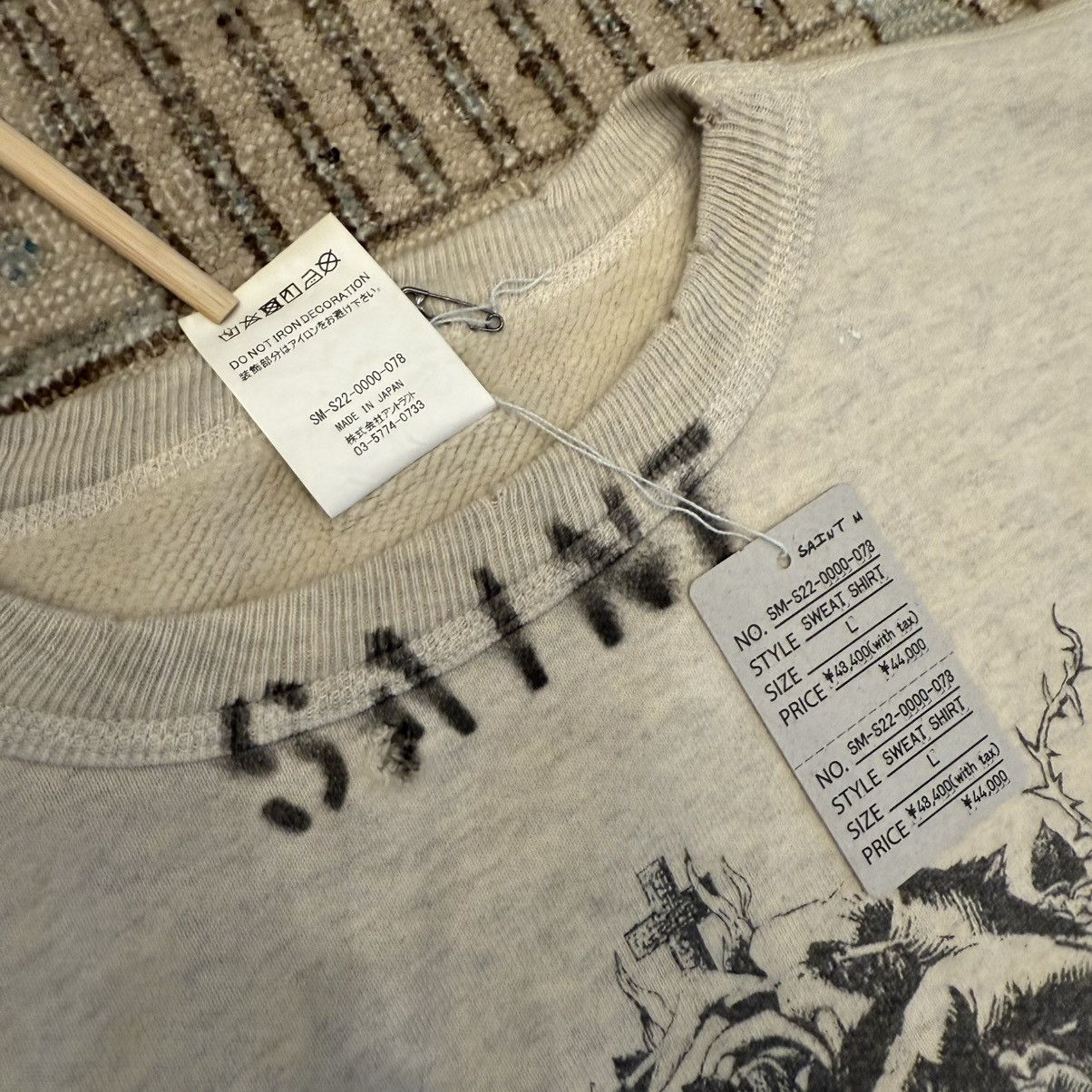 Saint Michael Kawamura Crewneck Size US L / EU 52-54 / 3 - 4 Thumbnail