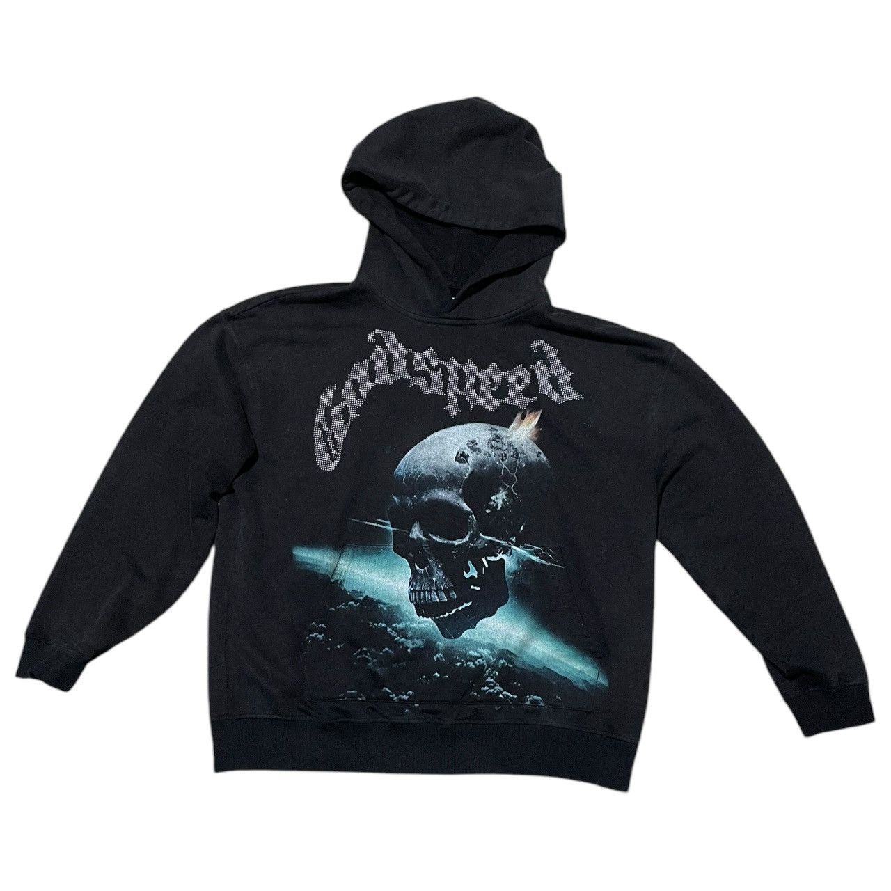Godspeed Godspeed Studded Logo w/ Skull Graphic Hoodie FW23 Sz L Size US L / EU 52-54 / 3 - 1 Thumbnail