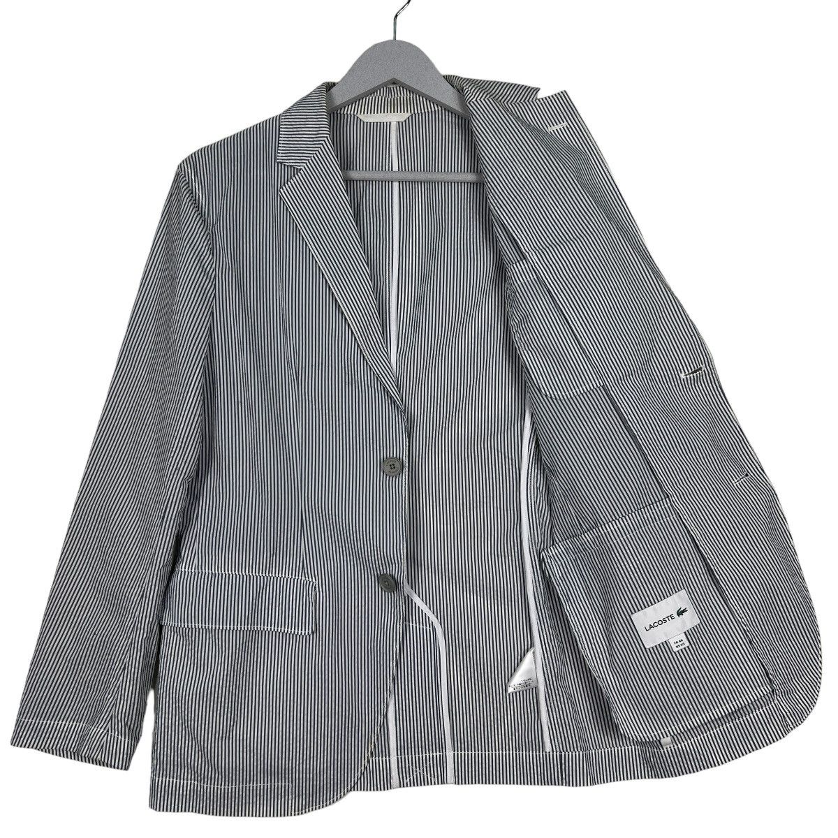 Lacoste 🔥 LACOSTE HIKORY STRIPE BLAZER Size US S / EU 44-46 / 1 - 9 Thumbnail