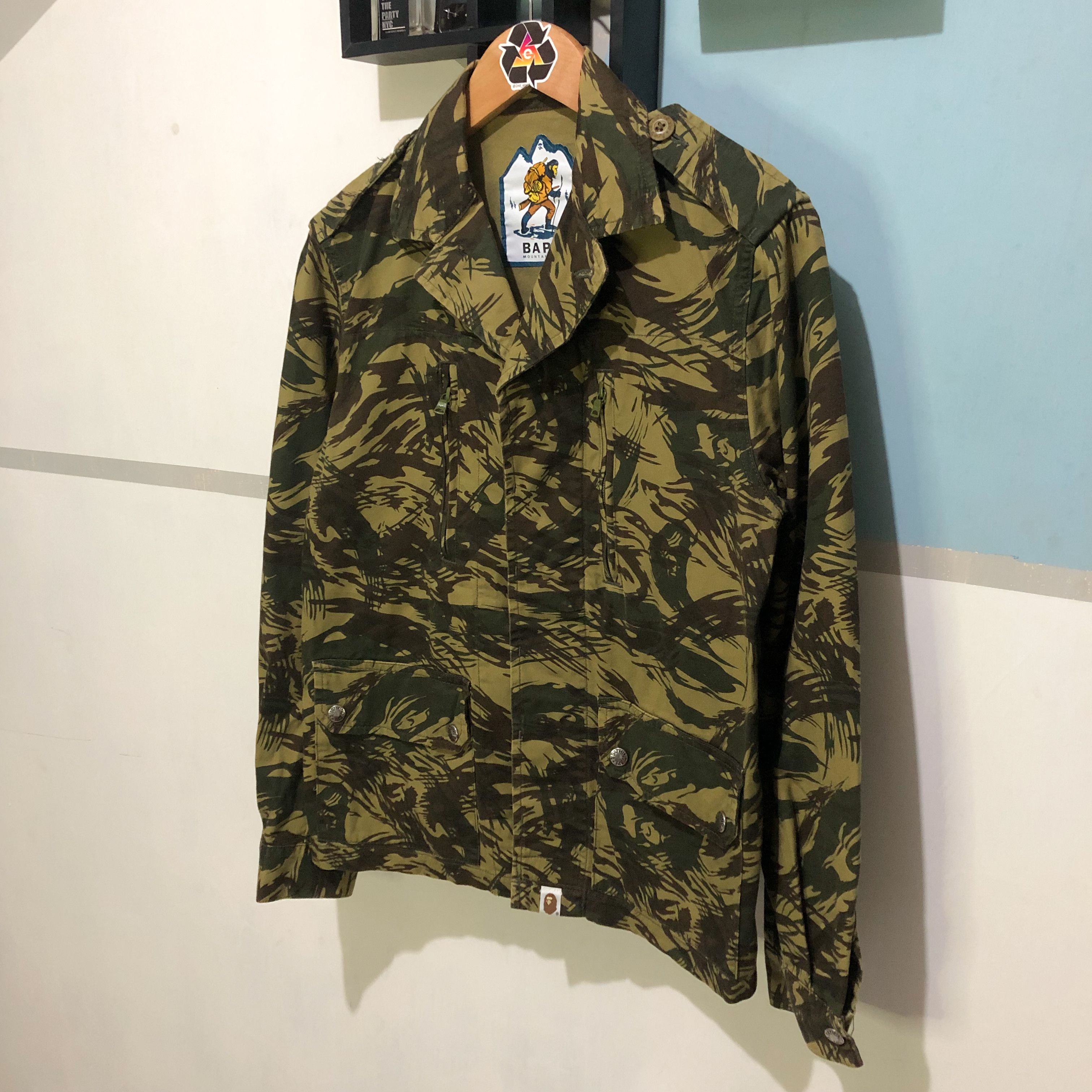 Bape Archive Bape Mountain Foot 2013 Lizard Camo Jacket Size US M / EU 48-50 / 2 - 3 Thumbnail