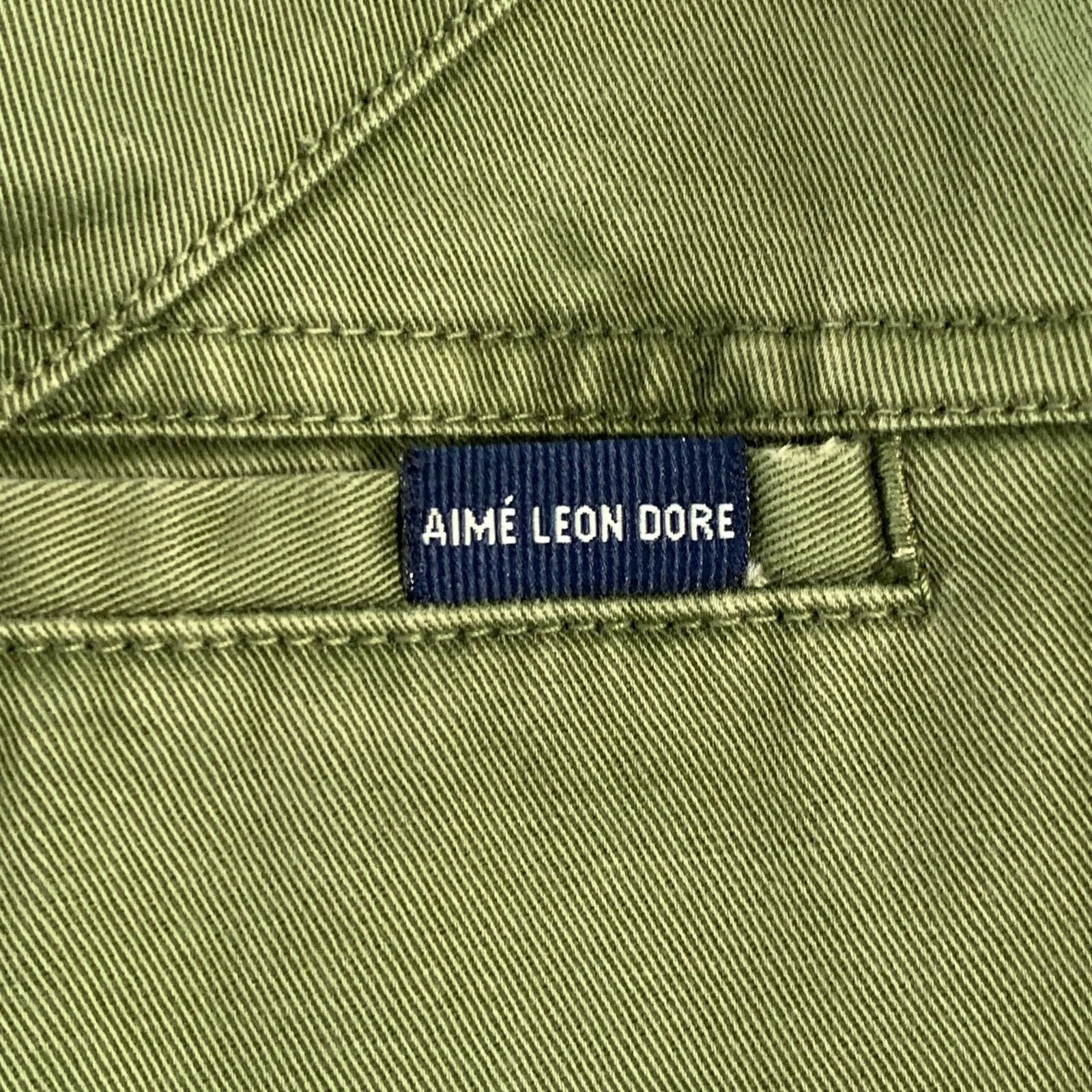 Aime Leon Dore Size S Green Cotton Cargo Tapered Casual Pants Size 31" - 4 Thumbnail