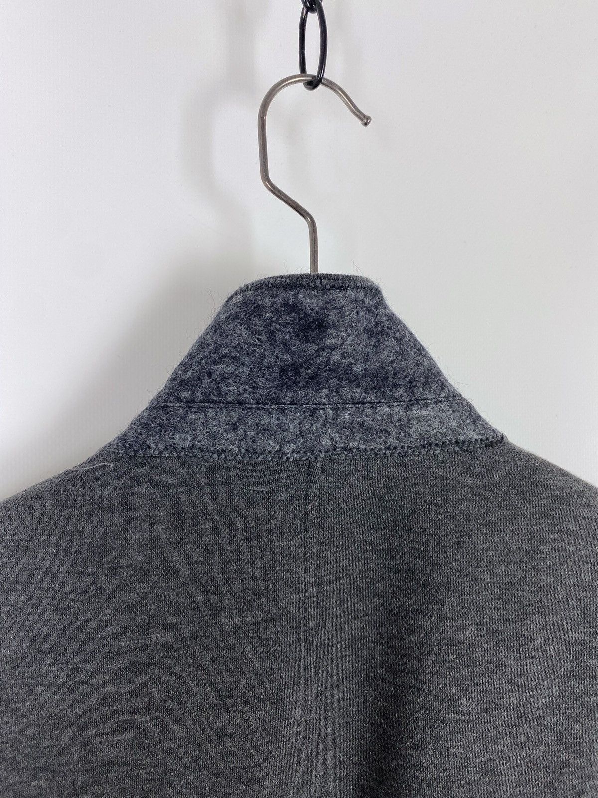 Hackett Hackett Piquet Jersey Gray Two Button Blazer Jacket Size US M / EU 48-50 / 2 - 10 Thumbnail