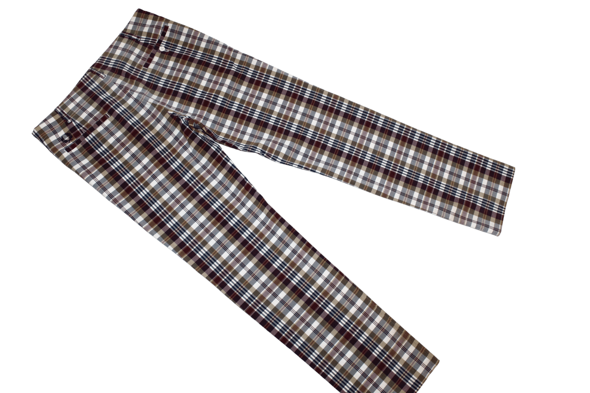 Fred Perry VTG Fred Perry Tartan Double-check Cotton Casual Pants Size US 32 / EU 48 - 7 Thumbnail