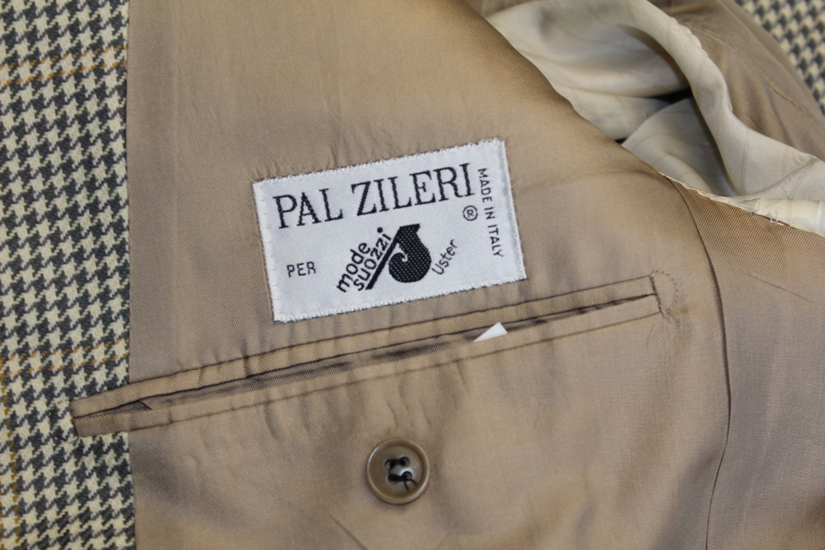 Pal Zileri Mens Pal Zileri Wool Blazer Jacket+Tie Size 46 Size 46R - 7 Thumbnail