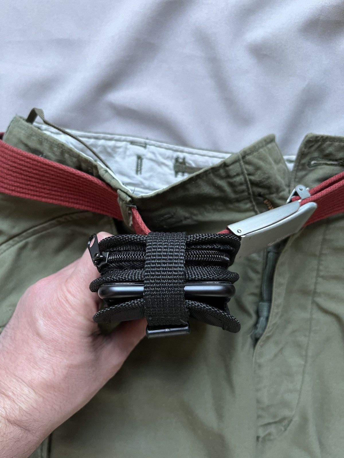 Japanese Brand × Vintage Fishbone Vintage Phone/Documents Belt Small Pouch Bag Size ONE SIZE - 12 Thumbnail