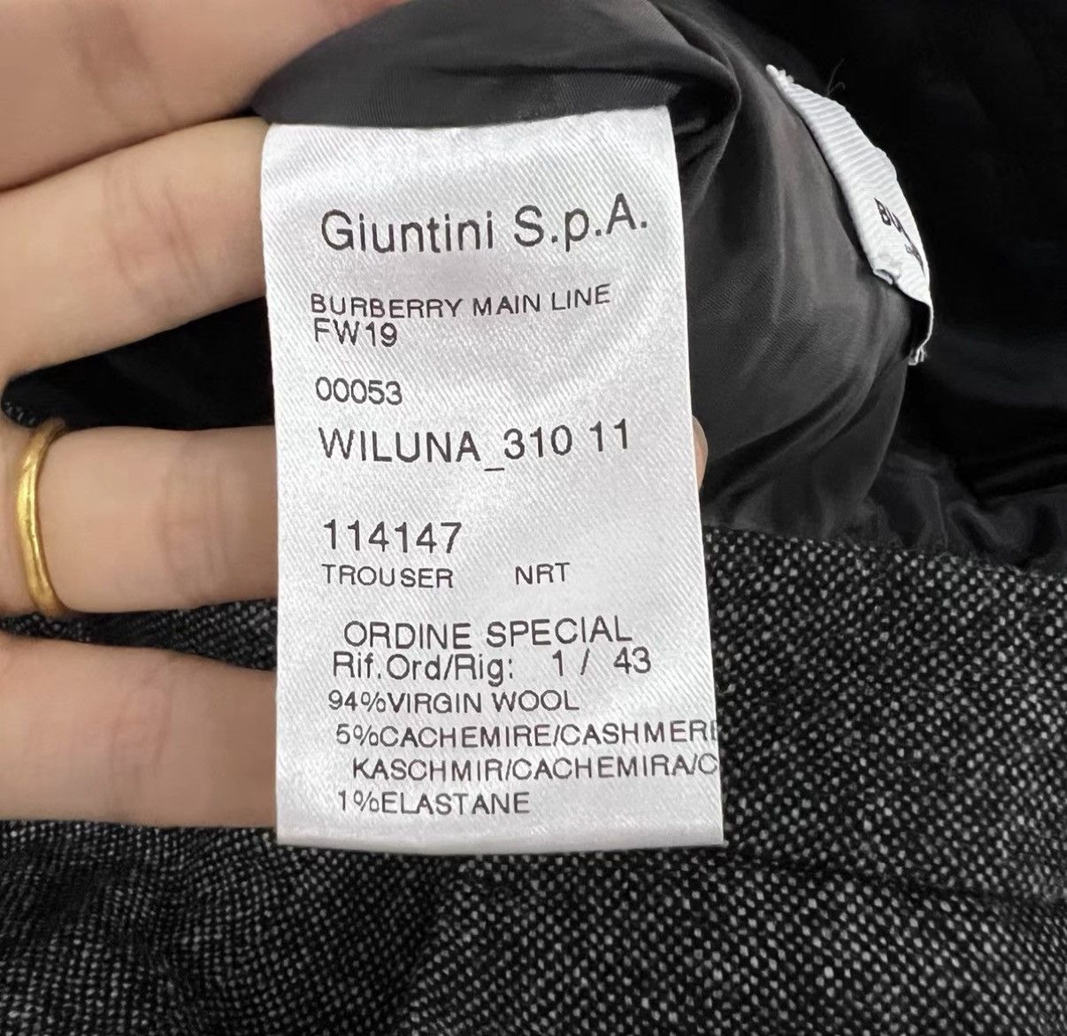 Burberry Burberry Mixed Color Dress Pants J41 Size 26" / US 2 / IT 38 - 5 Thumbnail