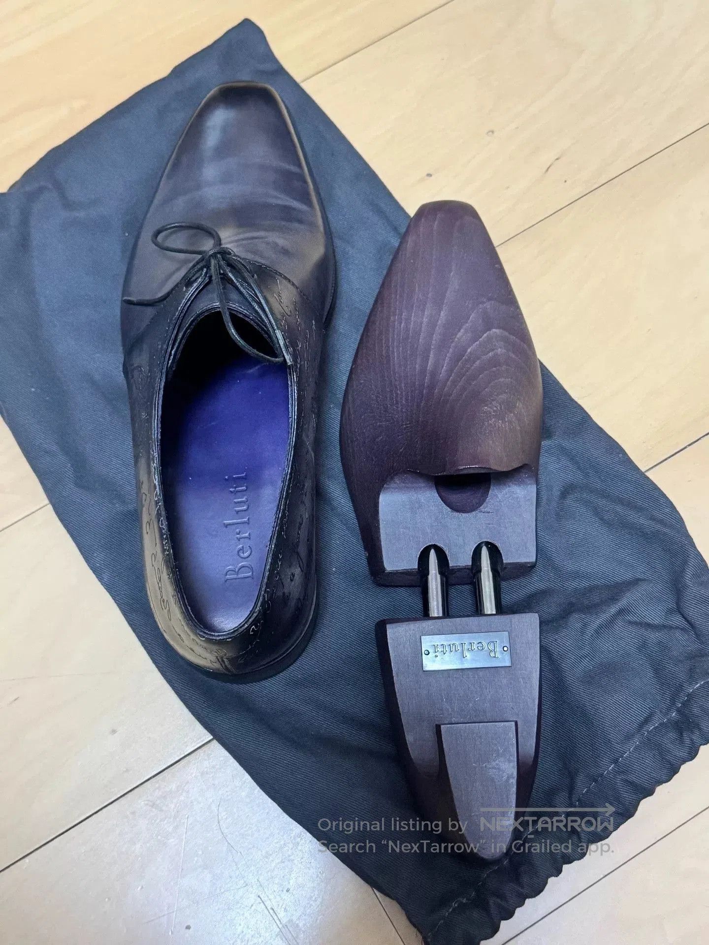 Berluti Berluti Men's Burnished Leather Shoes. Size US 6.5 / EU 39-40 - 7 Thumbnail