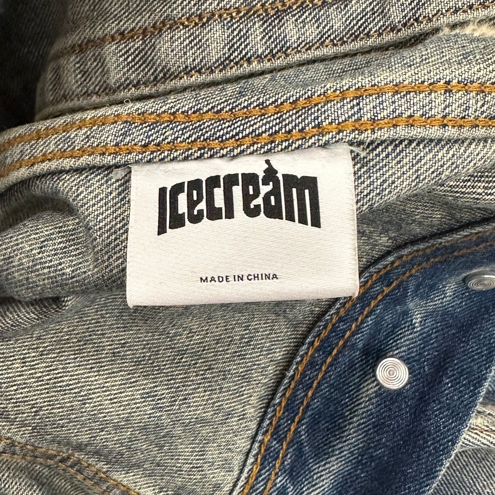 Icecream SS22 Icecream Mamba Denim Jacket Blue Wash sizer XL B23 Size US XL / EU 56 / 4 - 8 Thumbnail