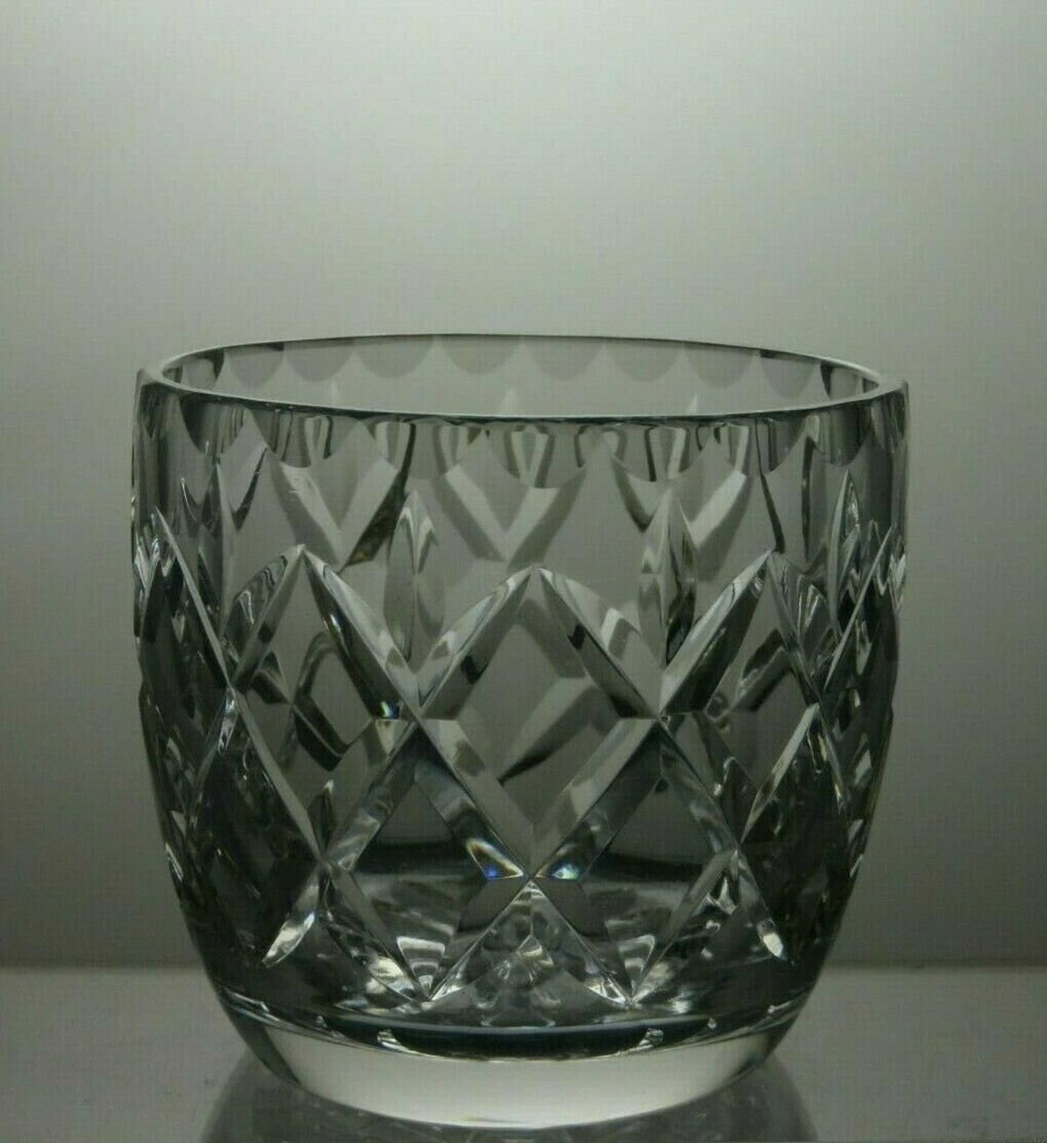 Other Small Lead Crystal Cut Glass Sugar Bowl 3 1/8" Size ONE SIZE - 2 Thumbnail
