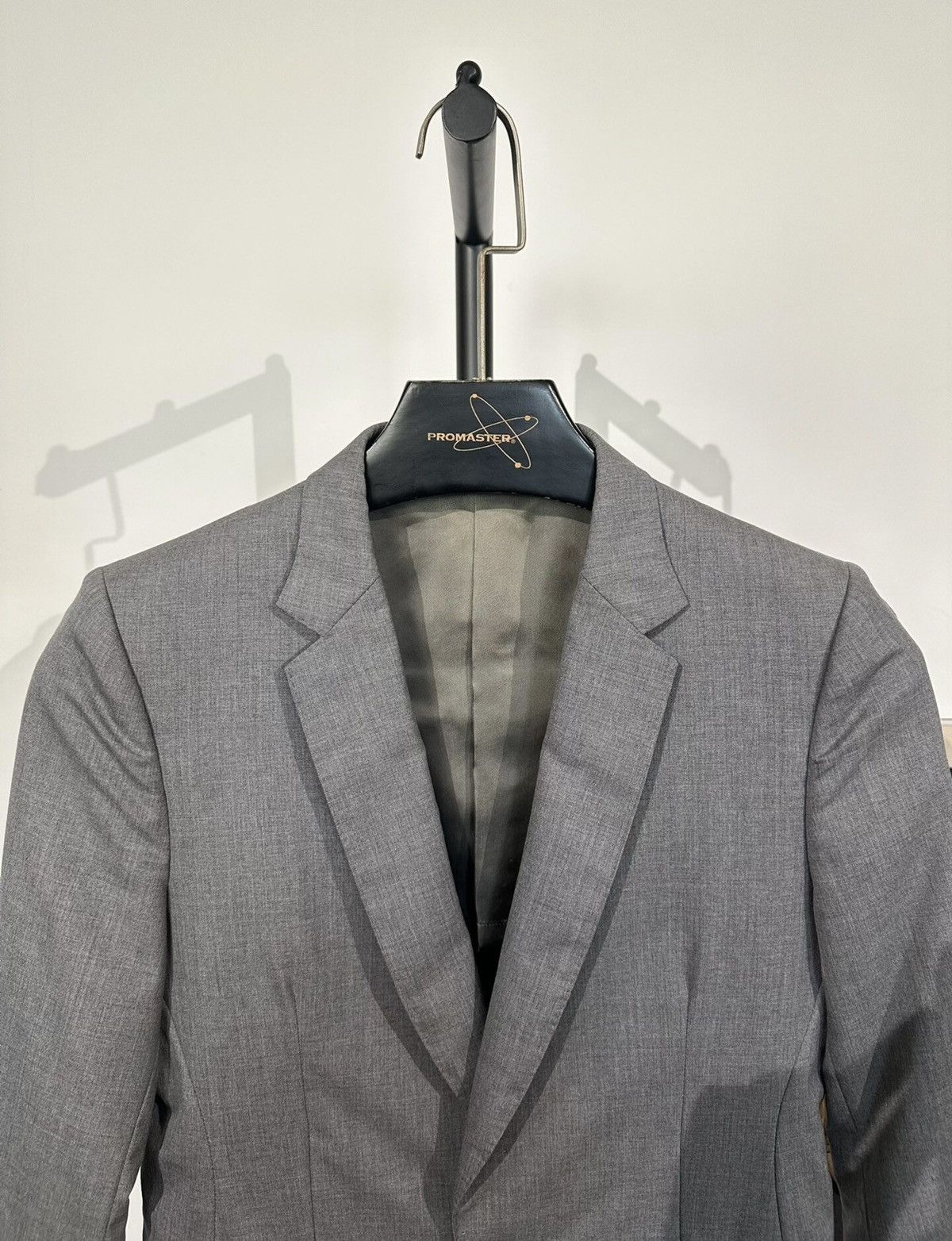 Julius Julius_7 Grey Slim-Fit Wool Blazer Size US S / EU 44-46 / 1 - 4 Thumbnail