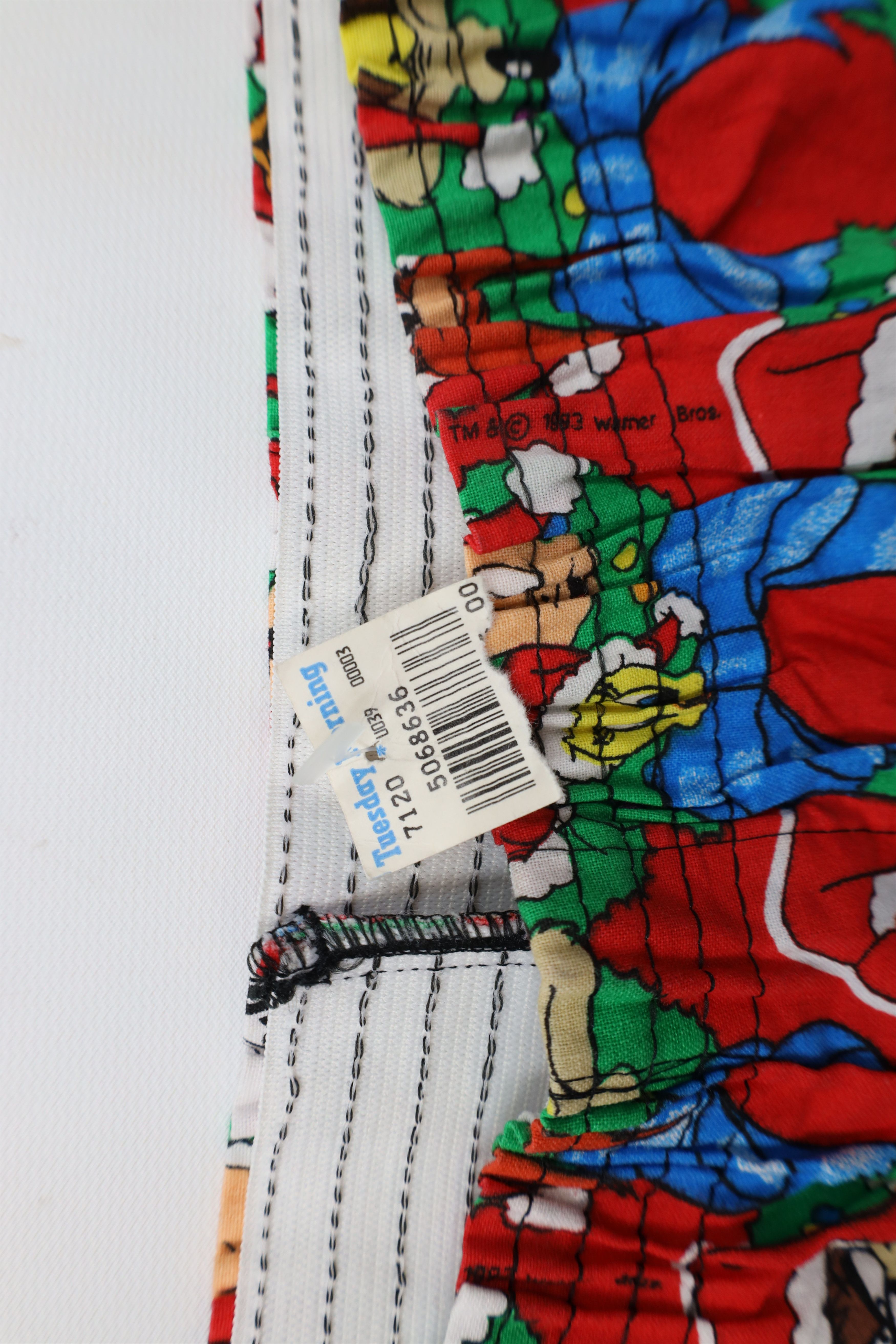 Vintage NOS Vintage 90s Looney Tunes Over Print Boxers Shorts USA Size US 36 / EU 52 - 6 Thumbnail