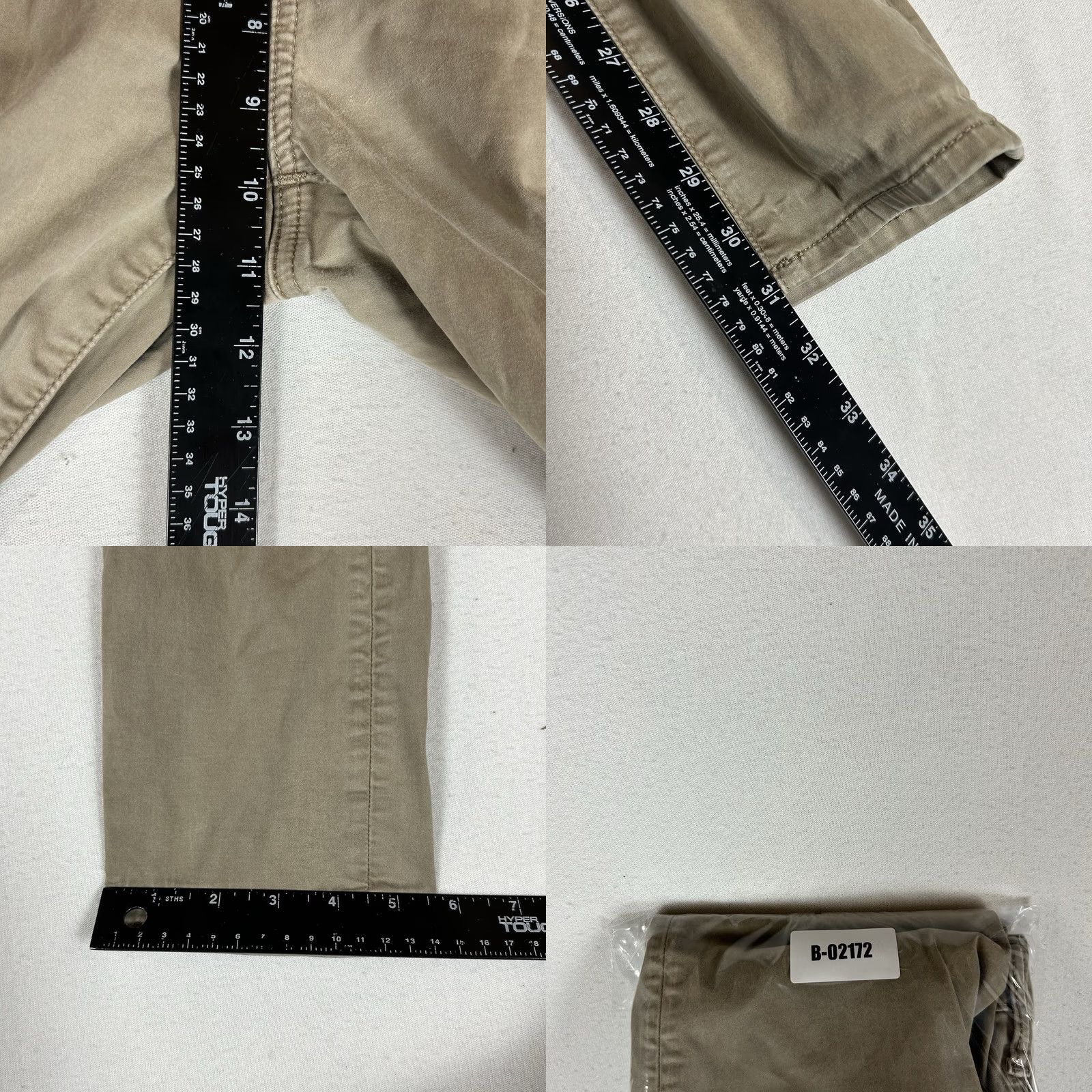American Eagle Outfitters American Eagle Outfitters Jeans Khaki Pants Slim 30x32 Beige Tan Mid Rise Mens Skinny Pockets Stretch Beig e Size US 30 / EU 46 - 9 Thumbnail