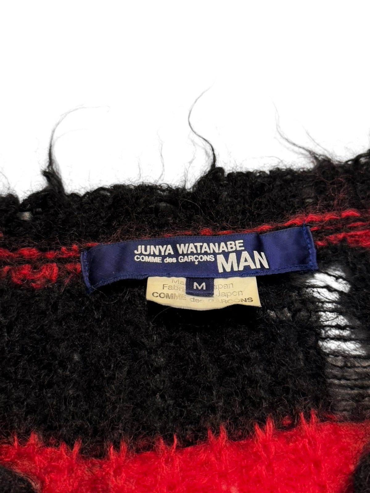 Junya Watanabe 2014 Runway Punk Grunge Mohair Sweater Size US M / EU 48-50 / 2 - 5 Thumbnail