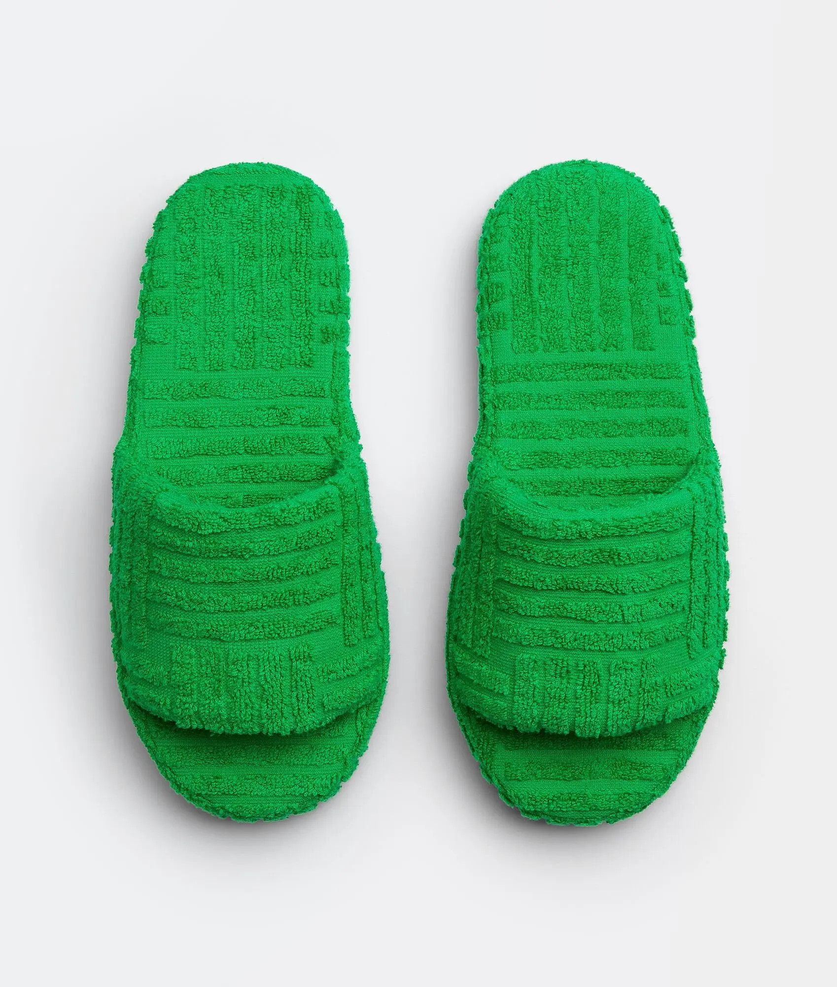 Bottega Veneta o1bcso1str1025 Resort Sponge Slides in Grass Size US 5.5 / EU 38 - 4 Thumbnail