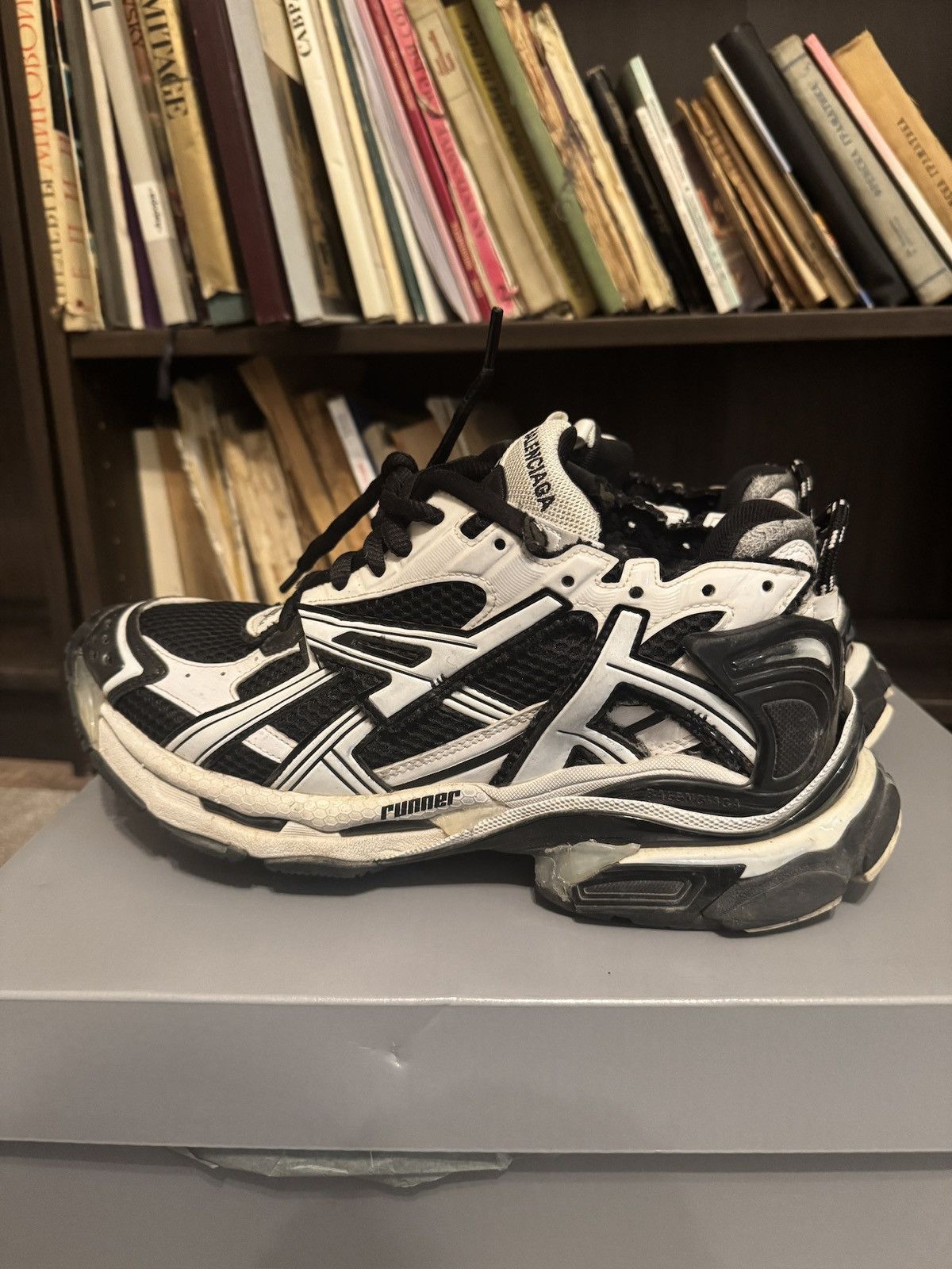 Balenciaga Runner Black & White