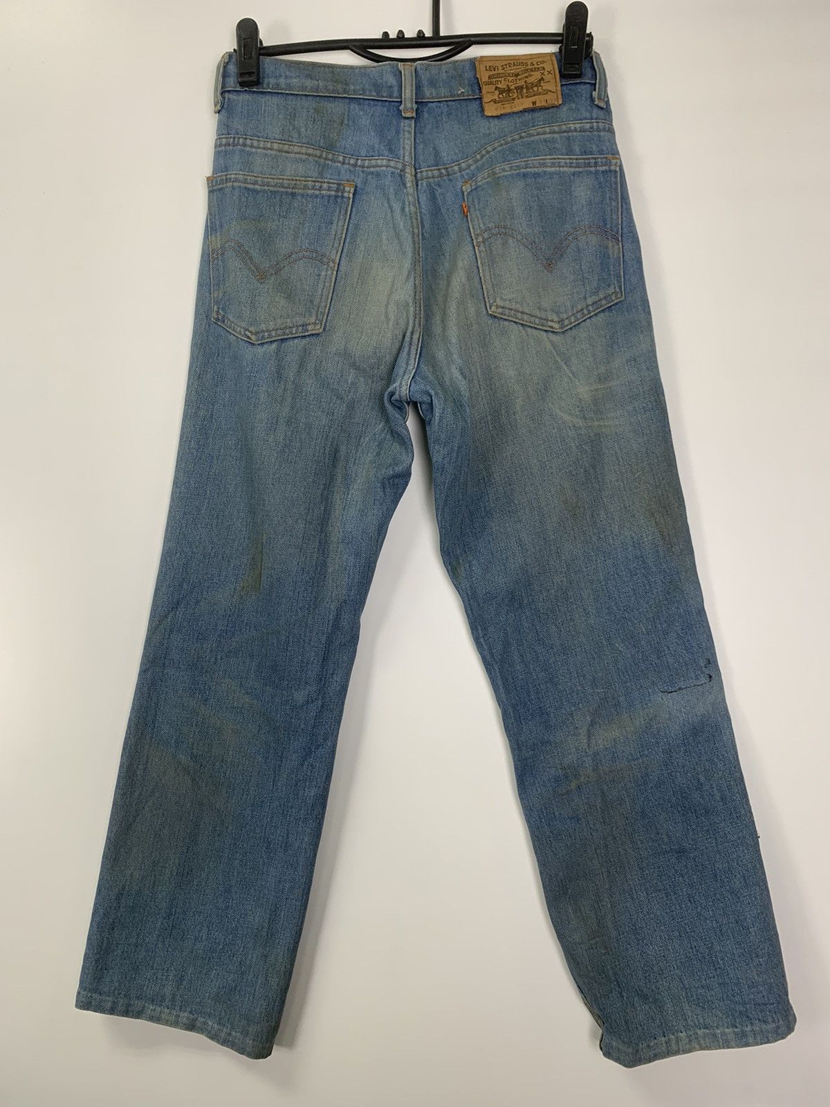 Levi's Vintage 90s Levi’s Strauss & Co distressed pant Size US 30 / EU 46 - 9 Thumbnail