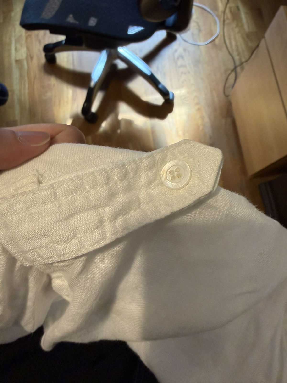 Vintage White vintage button up Size US L / EU 52-54 / 3 - 6 Thumbnail