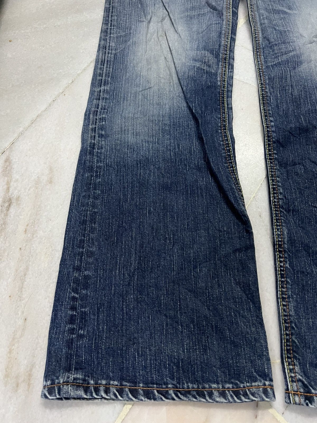 Edwin 💥Flare💥Edwin 503 Blue Trip Mud Wash Jean Size US 33 - 4 Thumbnail