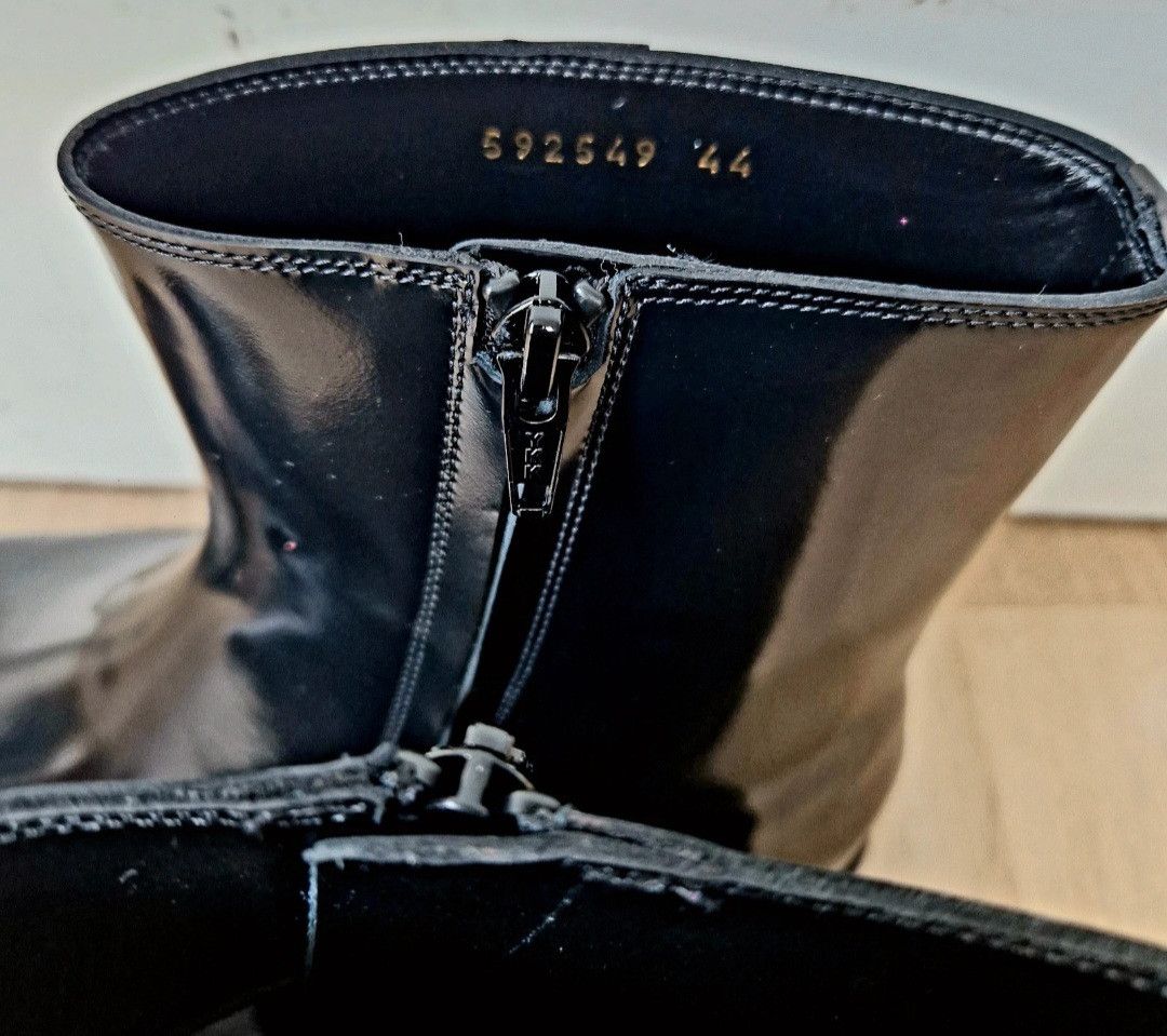 Balenciaga Balenciaga boots in black varnished calfskin brilliant Size US 11 / EU 44 - 12 Thumbnail