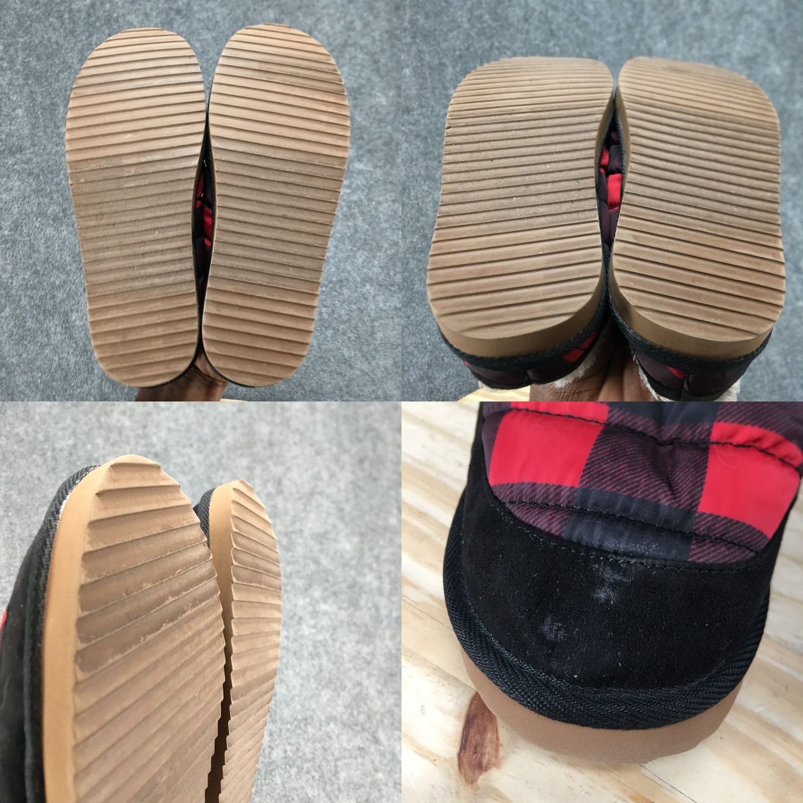 Old Navy Old Navy Slippers Womens 8-9 Puffa Slide Mules Multicolor Comfort Round Plaid Size US 8 / IT 38 - 8 Thumbnail