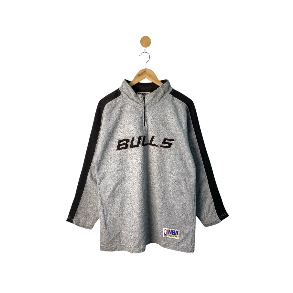 NBA Vintage 90s Chicago Bulls NBA Black Sweatshirt Large Size US L / EU 52-54 / 3 - 1 Thumbnail