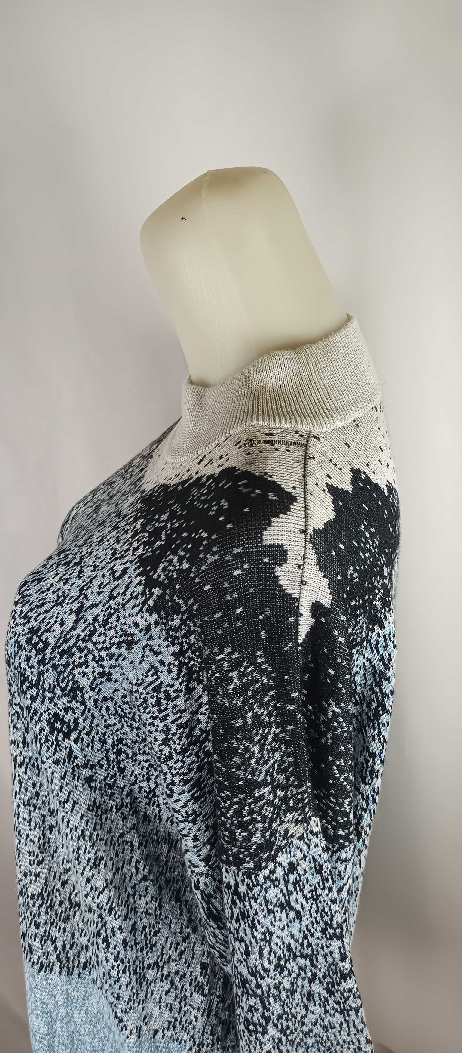 Designer × Kenzo KENZO PARIS Mix Color UNISEX Knit Sweater Jumper Neck Size L / US 10 / IT 46 - 20 Thumbnail