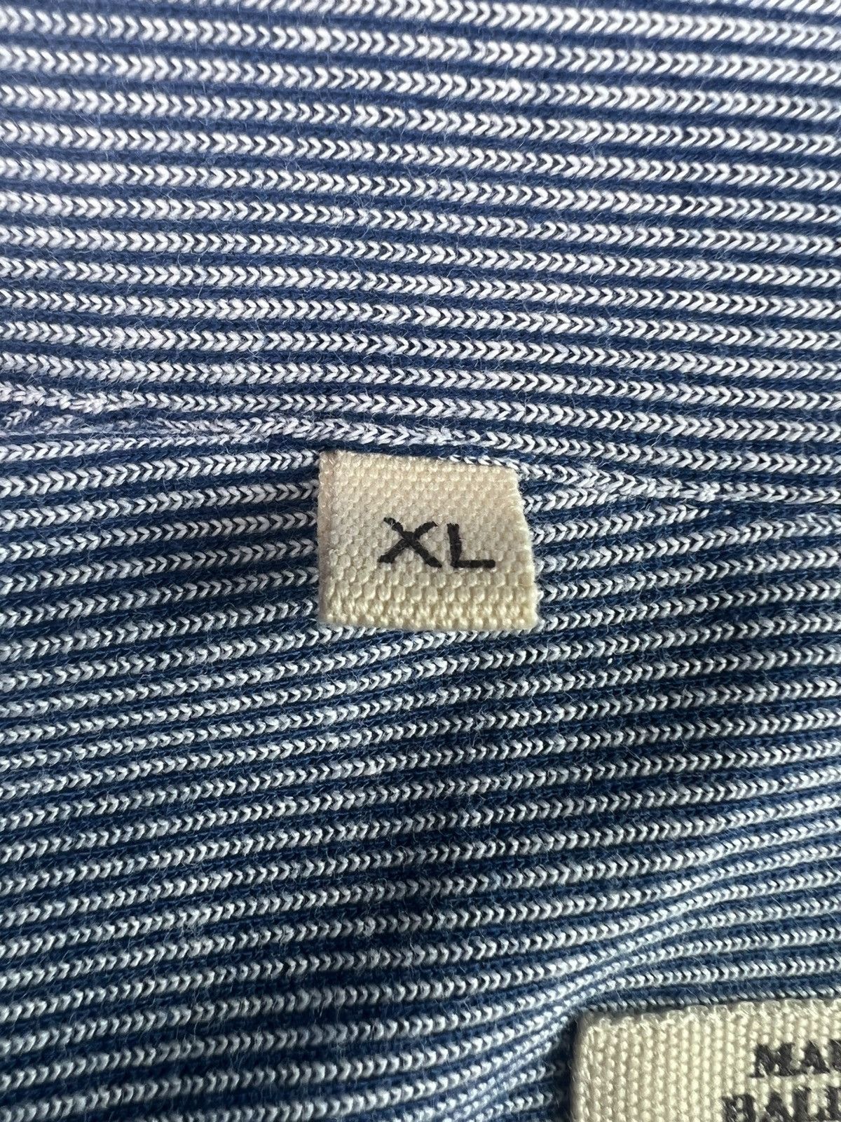 Maurizio Baldassari Maurizio Baldassari Brera Textured Micro‑Stripe Shirt – XL Size US XL / EU 56 / 4 - 7 Thumbnail