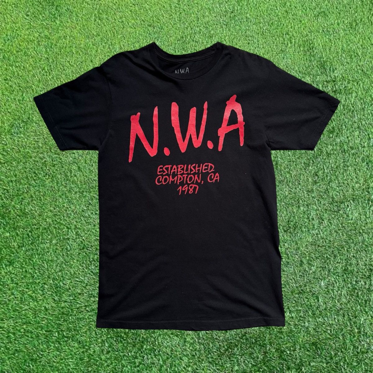 Rap Tees Vintage N.W.A. Established Compton, CA 1987 Tee Size US M / EU 48-50 / 2 - 1 Thumbnail