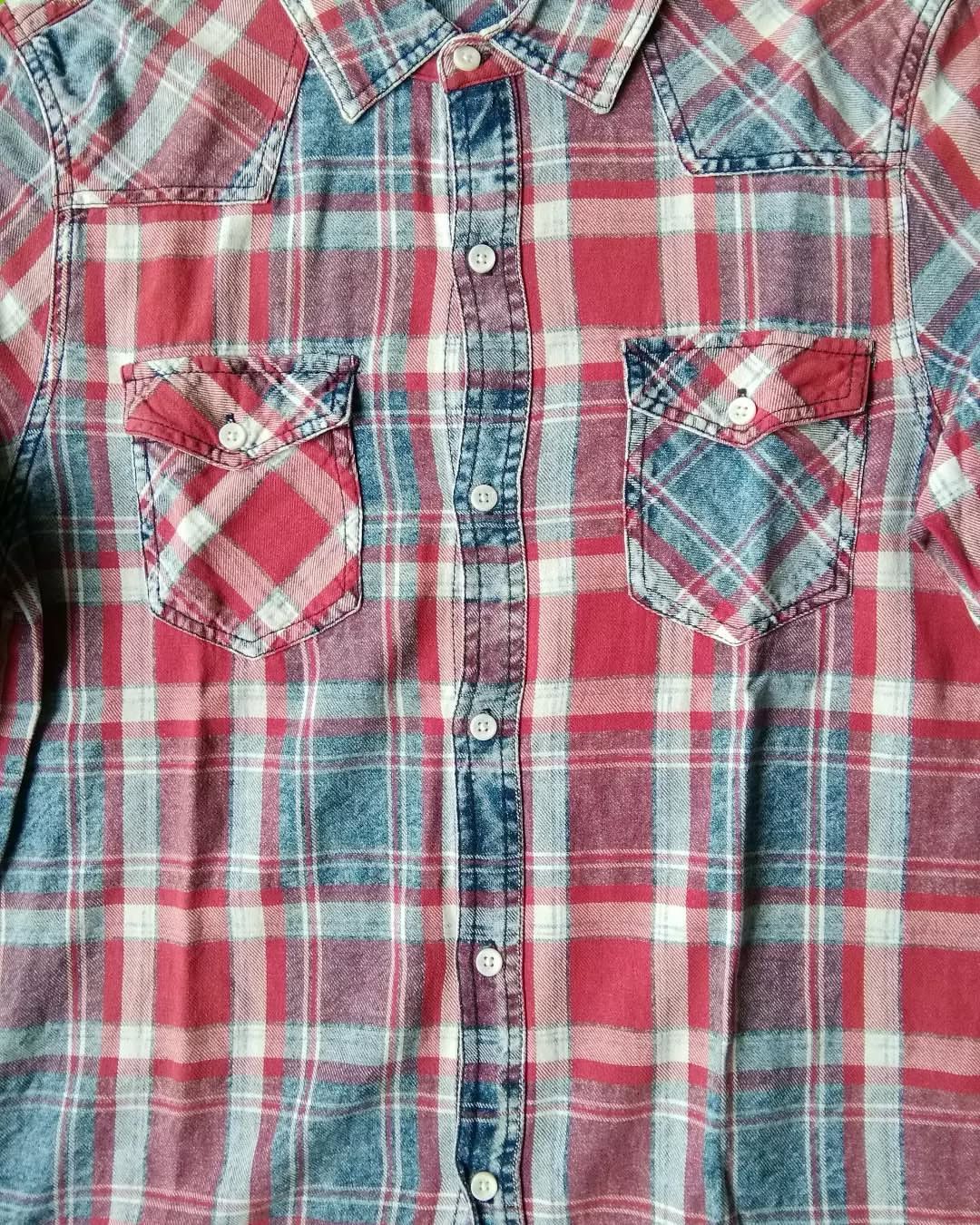 In The Attic × Japanese Brand In The Attic Red Plaid Flanel Shirt Size US M / EU 48-50 / 2 - 3 Thumbnail