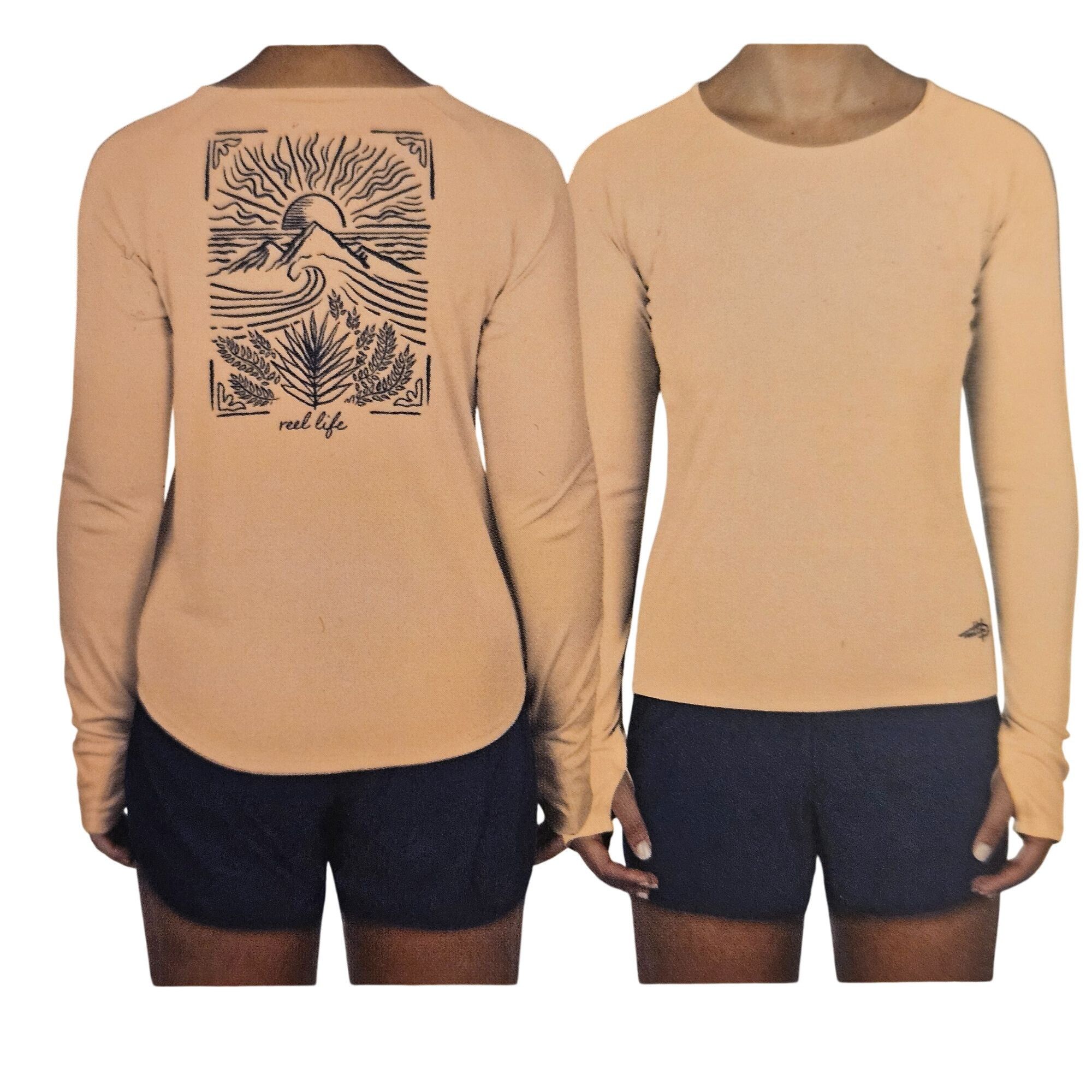 Other Reel Life Womens Jax Beach Long Sleeve UV Protection Shirt X Size XXL / US 16-18 / IT 52-54 - 1 Thumbnail